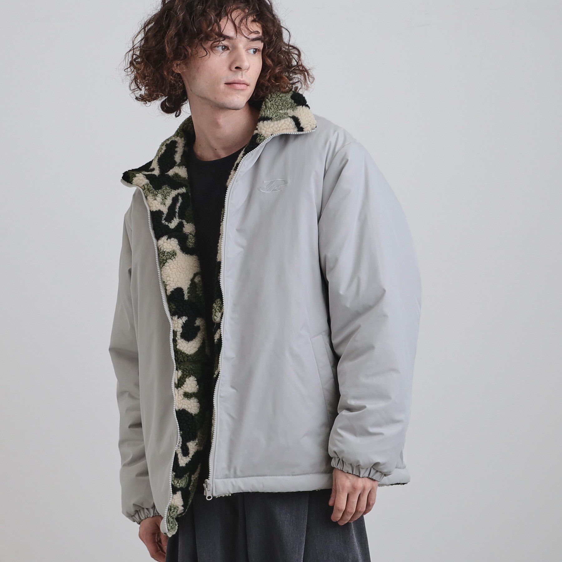 tk.TAKEO KIKUCHI「【WEB限定】リバーシブルボアブルゾン」|ブルゾン・スタジャン|