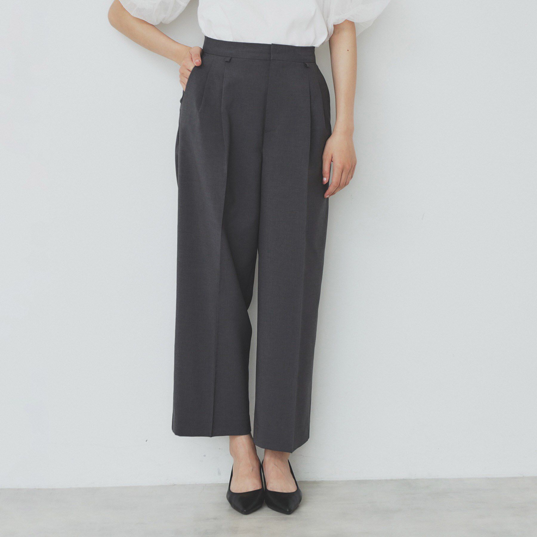 index「ストレッチ2タックワイドパンツ【洗濯機洗い可/接触冷感/吸水速乾】」|その他|