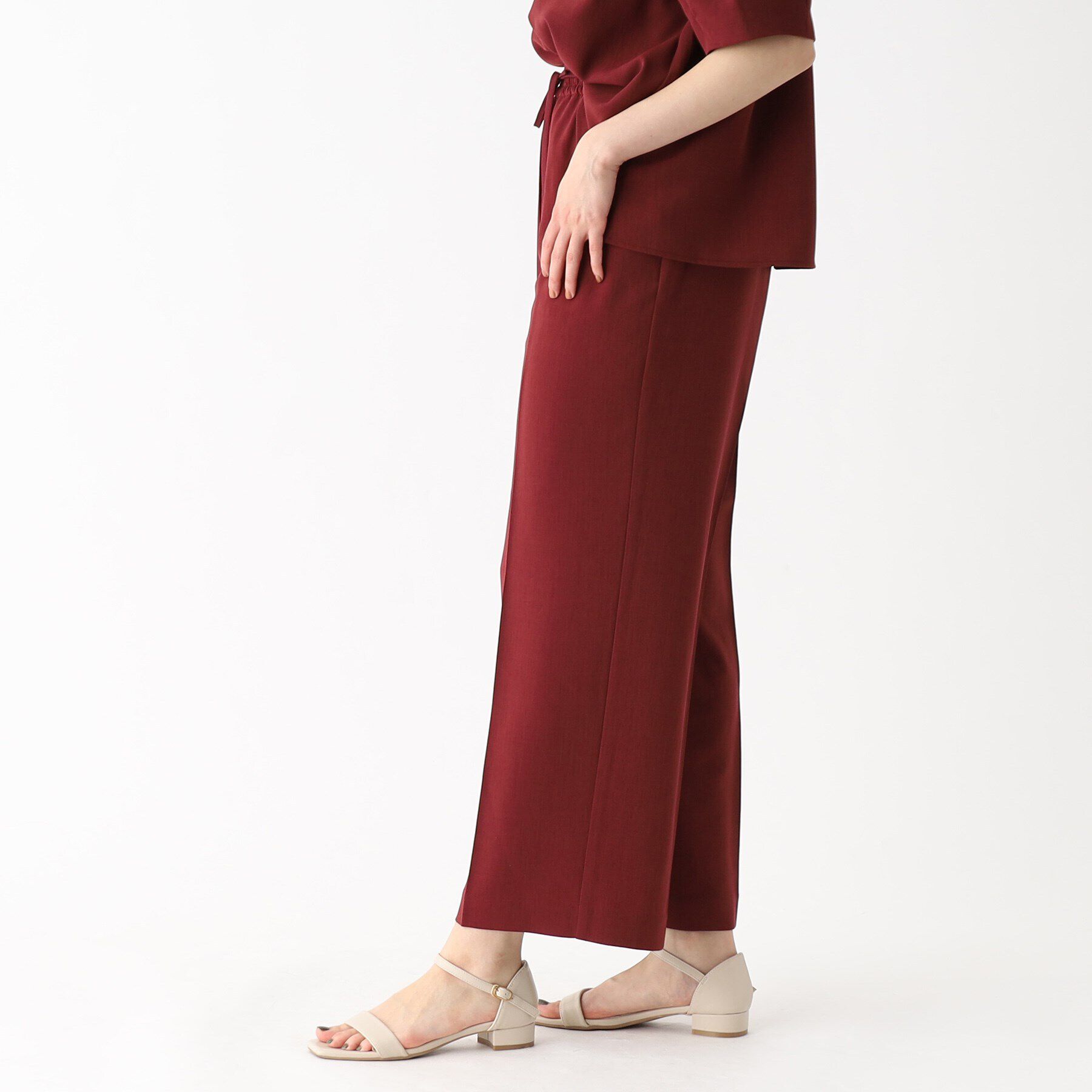 OPAQUE.CLIP「《トールサイズ有》セットアップ対応 イージーワイドパンツ【洗濯機洗い可/イージーケア/ストレッチ】」|その他|