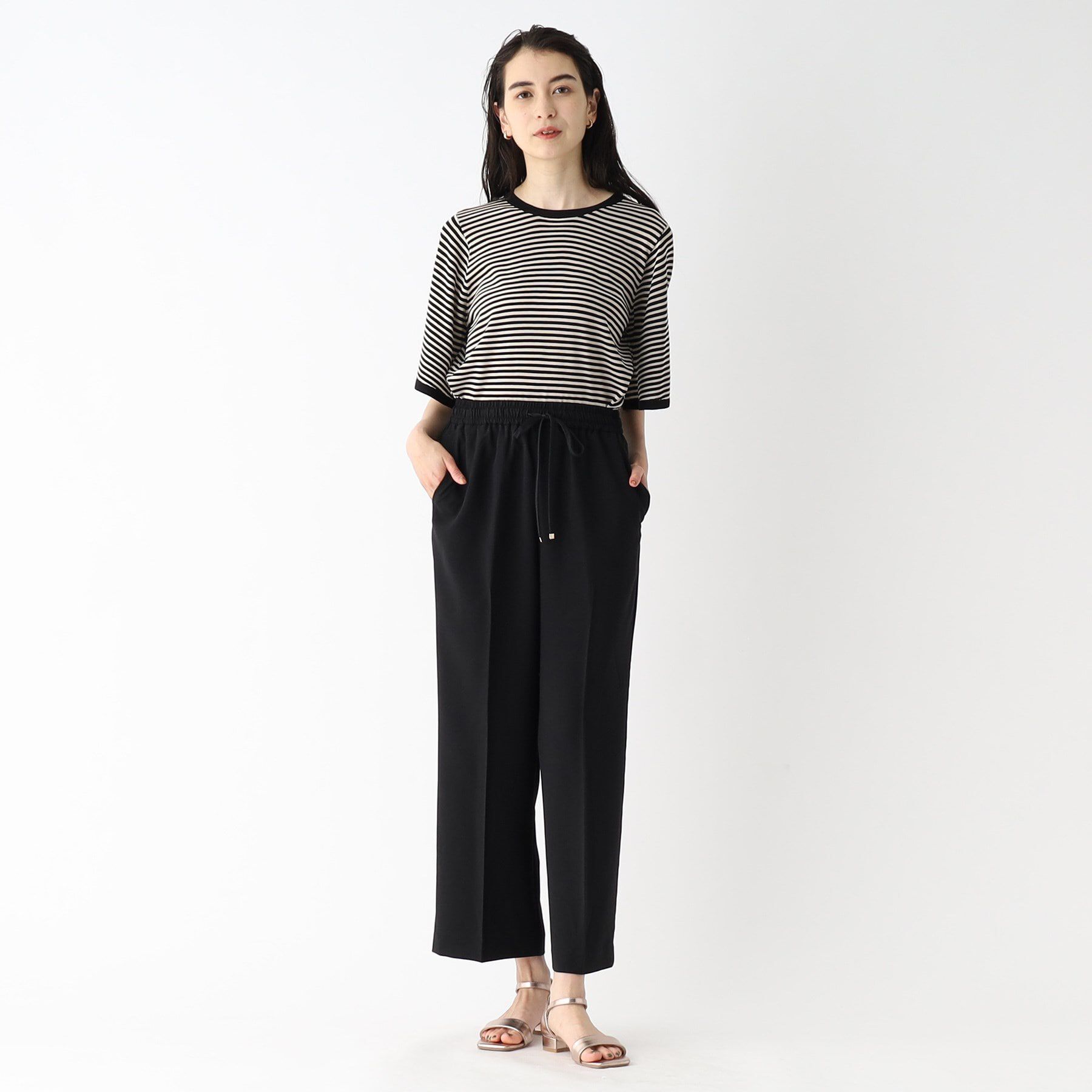 OPAQUE.CLIP「《トールサイズ有》セットアップ対応 イージーワイドパンツ【洗濯機洗い可/イージーケア/ストレッチ】」|その他|