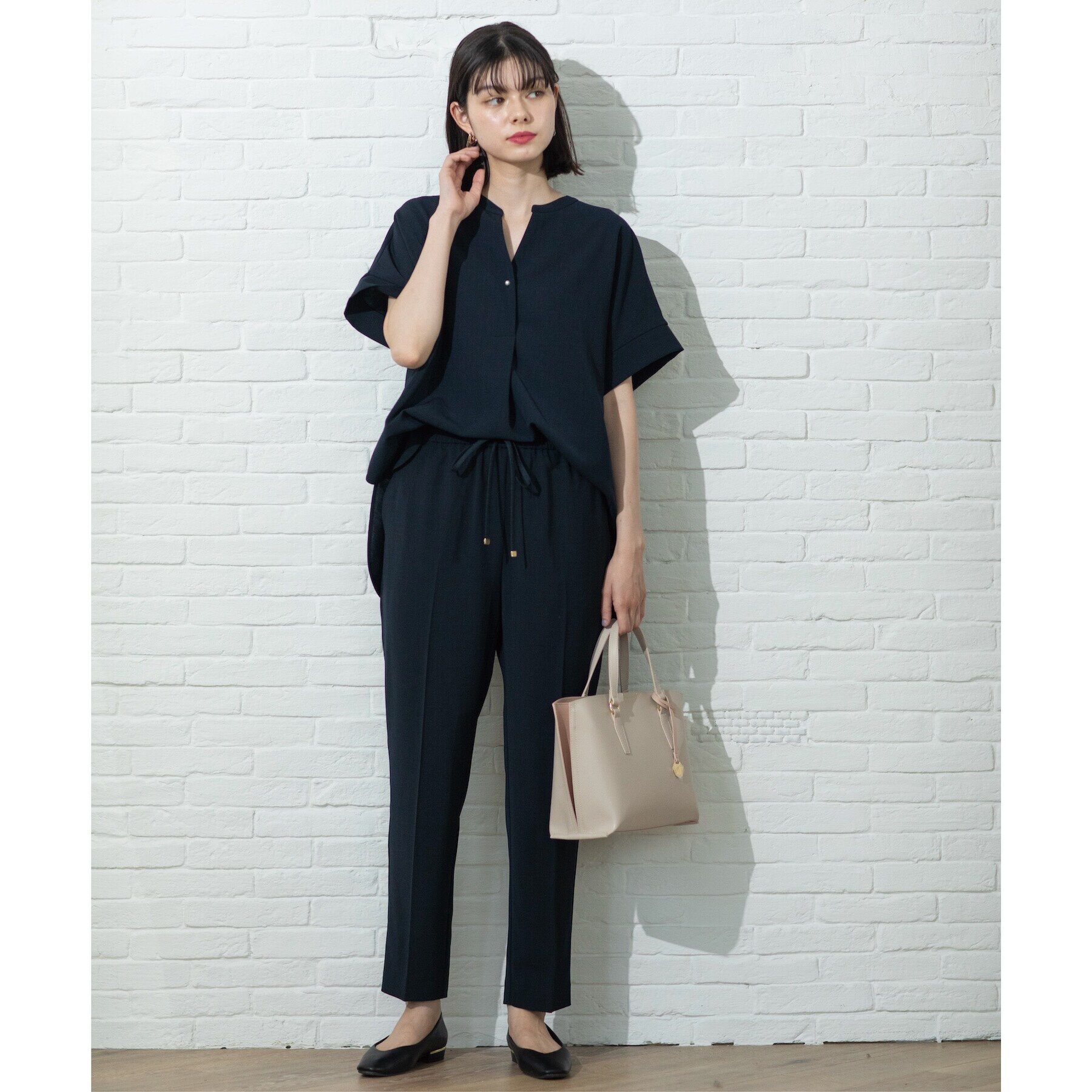 OPAQUE.CLIP「≪SS-LLsize≫ ストレッチ美脚イージーテーパードパンツ/セットアップ対応 【防シワ/抗ピル/」|その他|