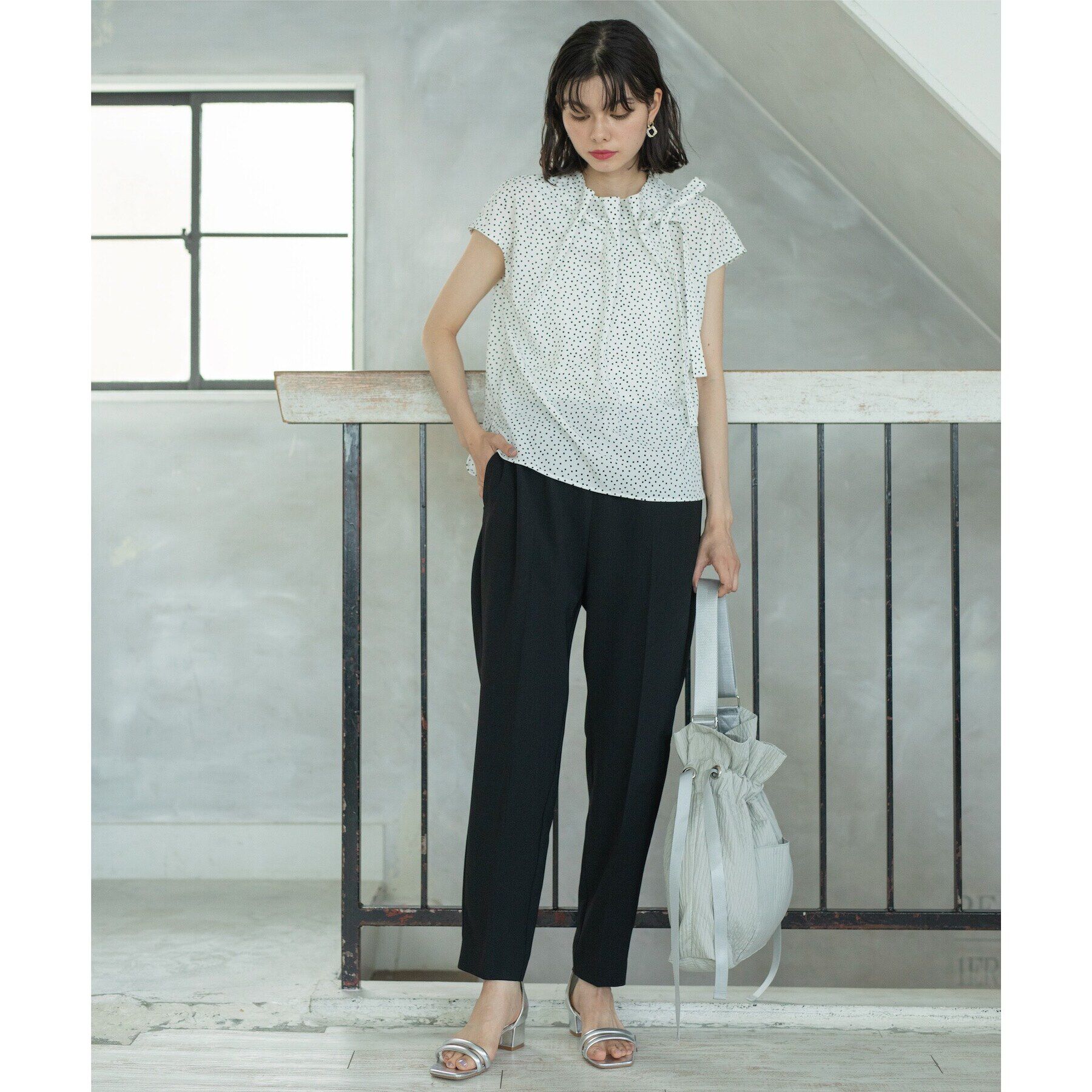 OPAQUE.CLIP「≪SS-LLsize≫ ストレッチ美脚イージーテーパードパンツ/セットアップ対応 【防シワ/抗ピル/」|その他|