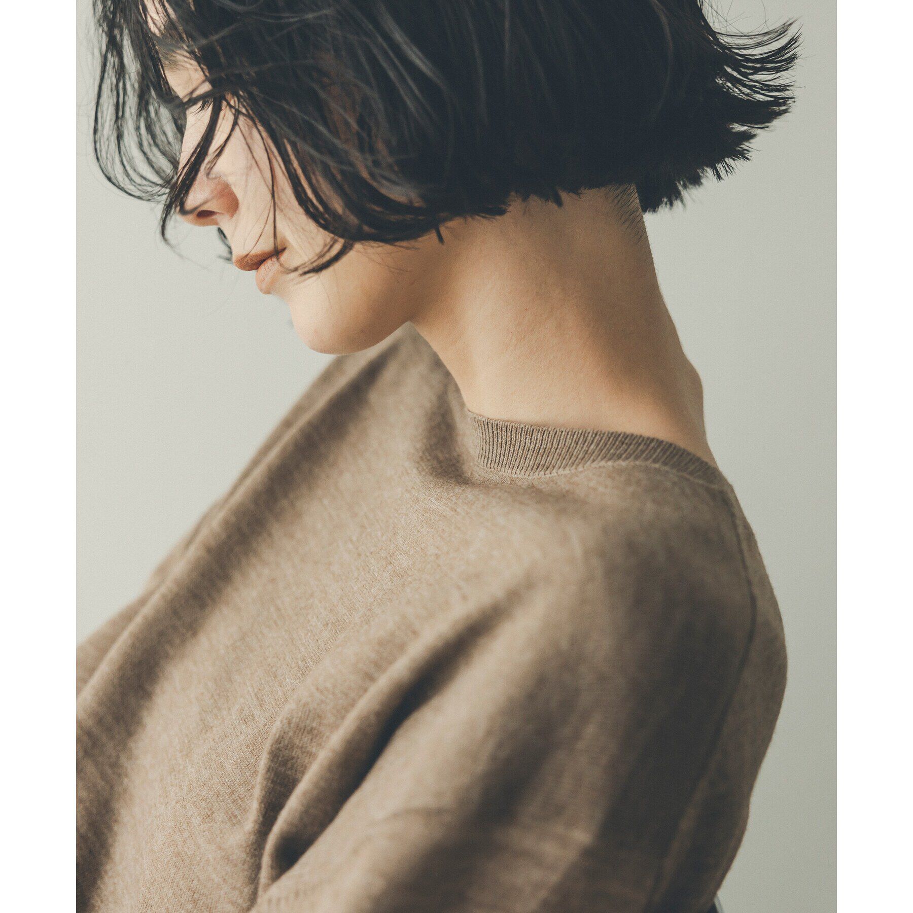 OPAQUE.CLIP「《S-LLsize/6color》ボートネックニット／FILIVIVI・フィルビビ【洗濯機洗い可】」|ニット・セーター|