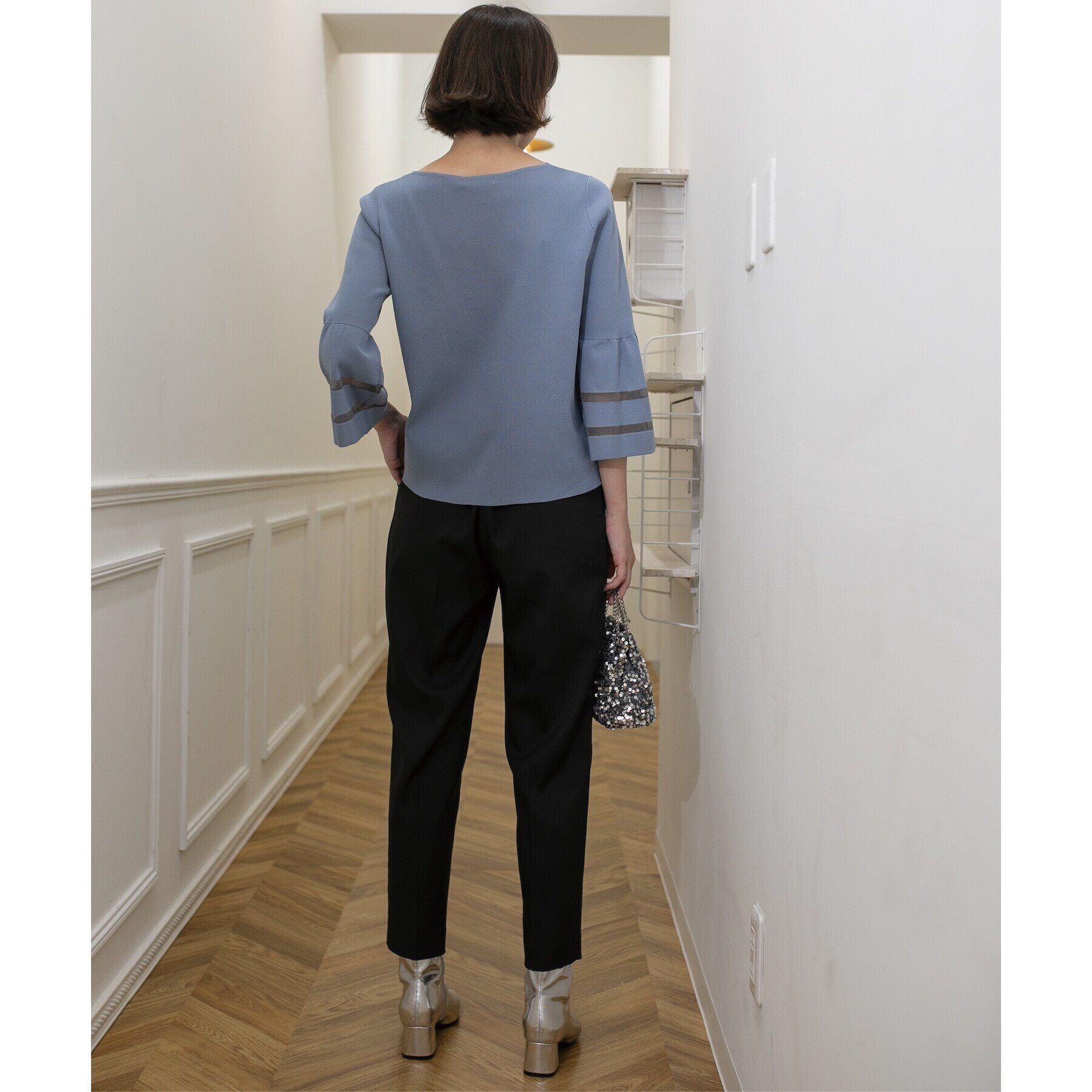 OPAQUE.CLIP「美脚ストレッチイージーテーパードパンツ【洗濯機洗い可】」|その他|