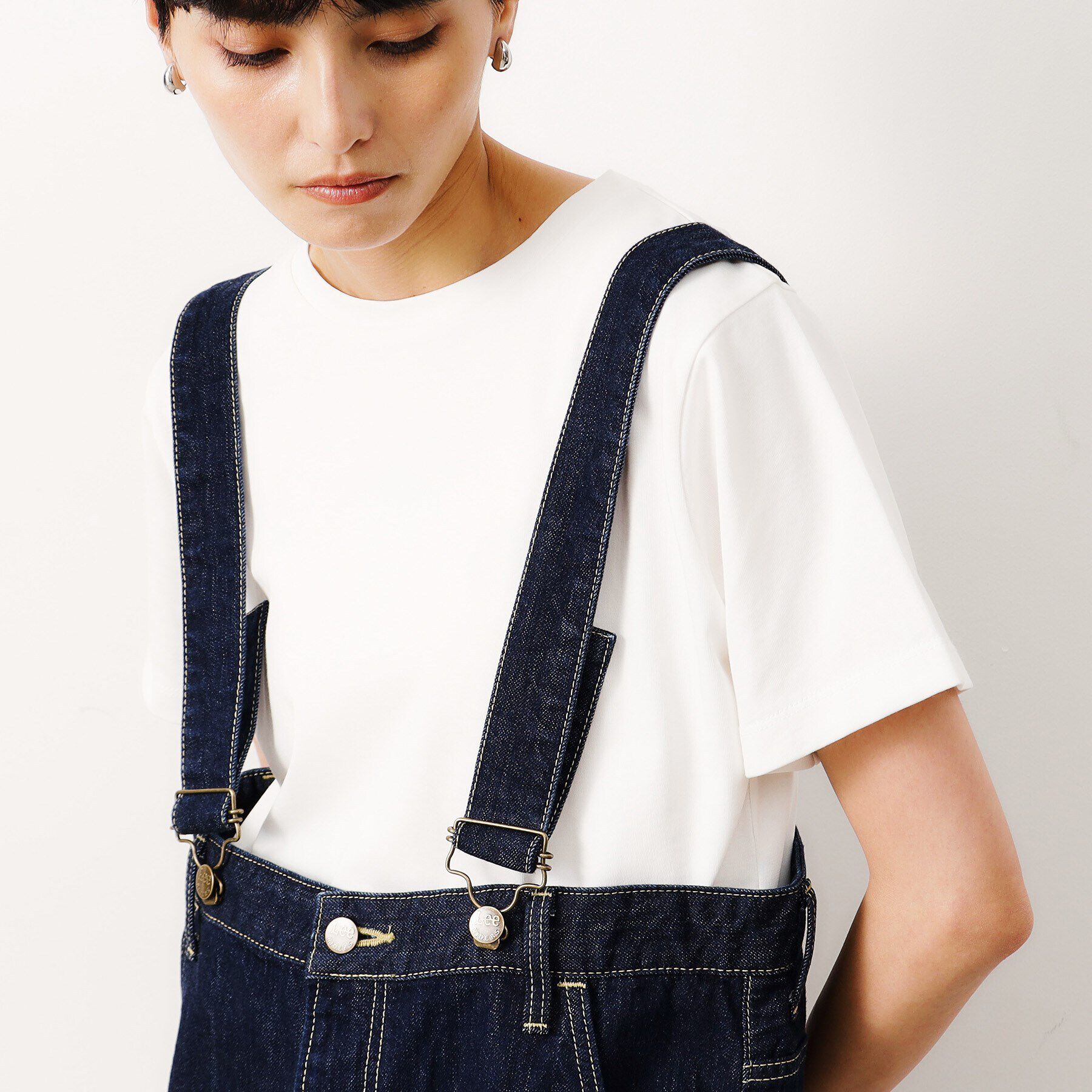 OPAQUE.CLIP「≪Lee別注≫デニムサロペット」|オールインワン|