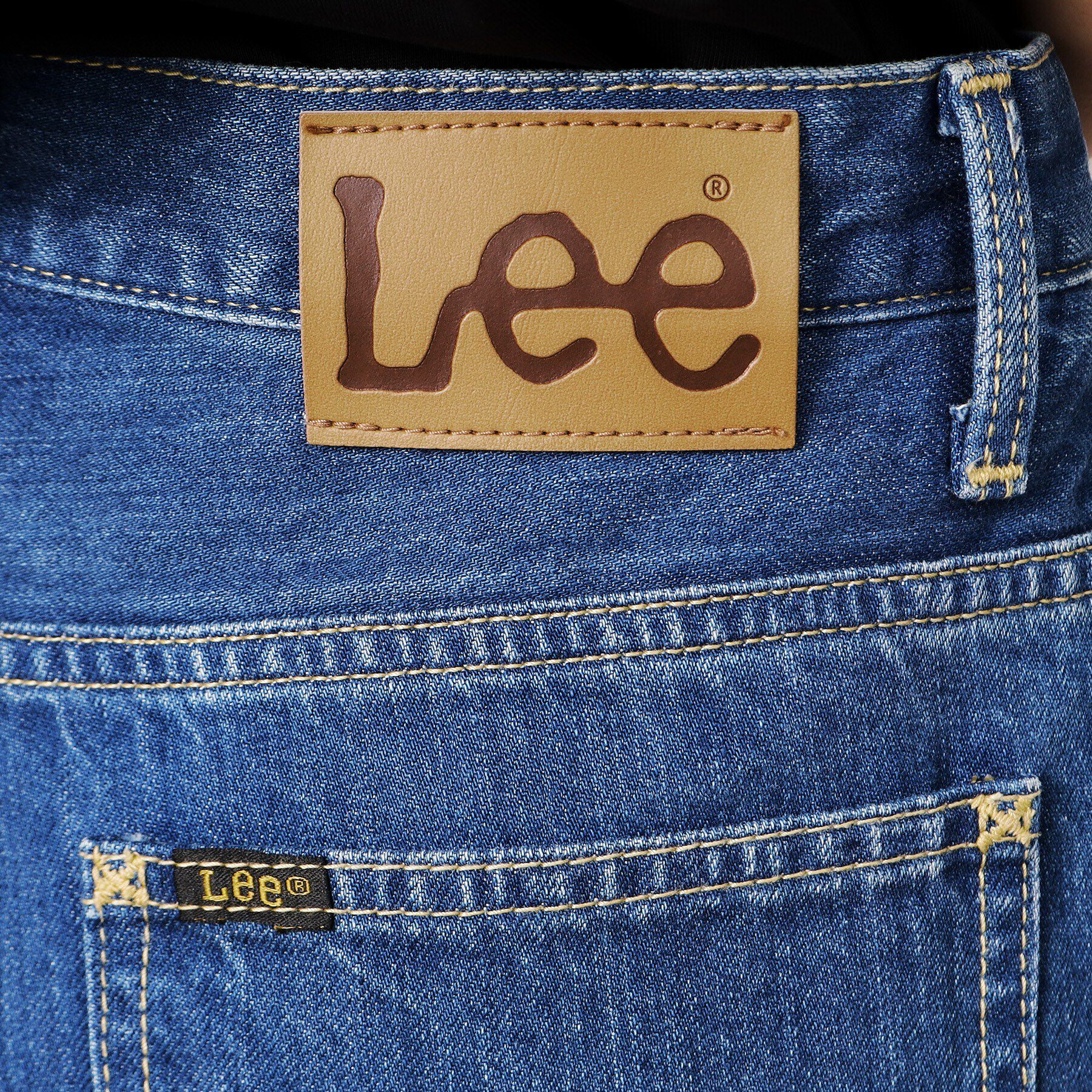 OPAQUE.CLIP「≪Lee別注≫ステップヘムテーパードデニムパンツ」|デニム|