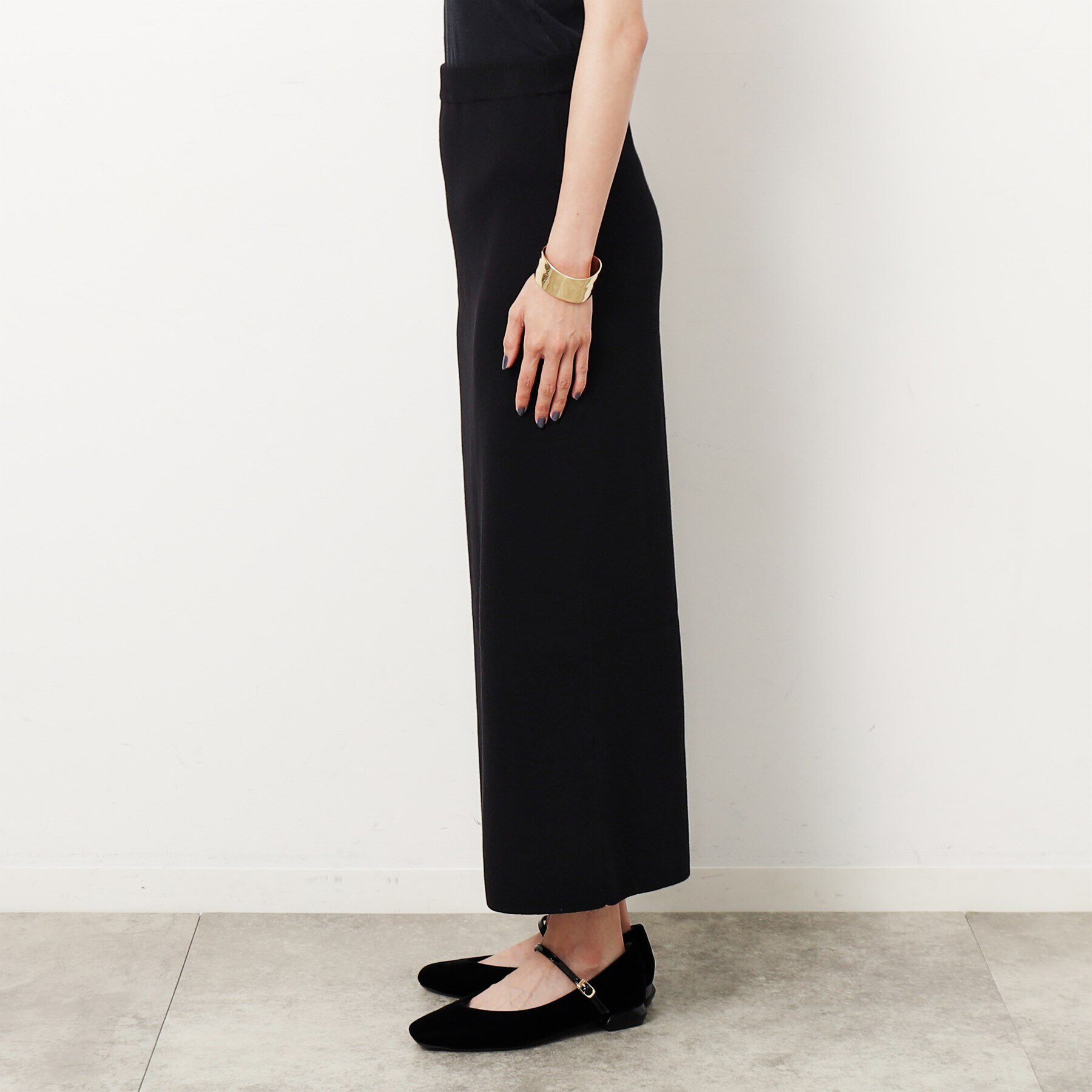 OPAQUE.CLIP「ニットナロースカート／セットアップ対応【洗濯機洗い可】」|スカート|