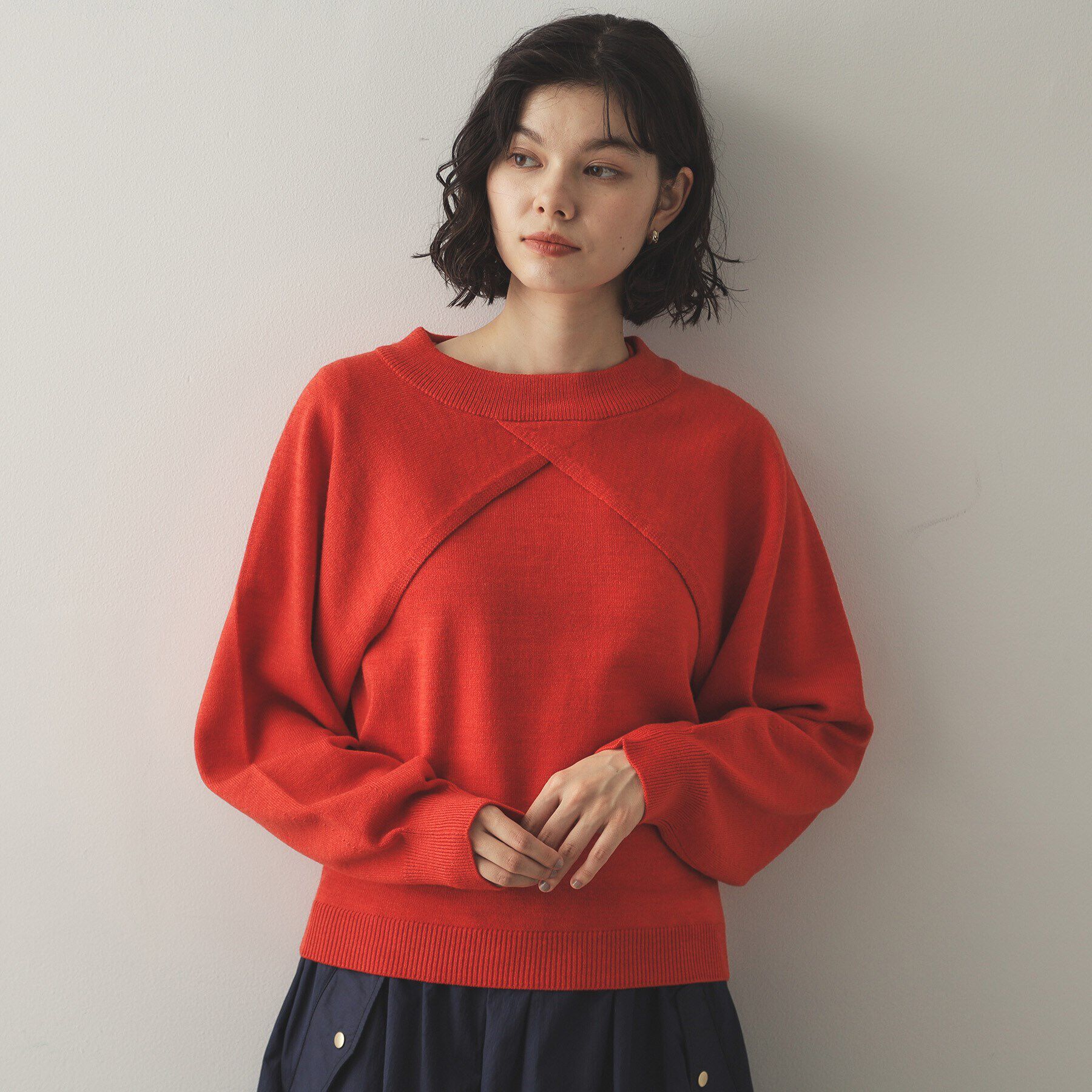 OPAQUE.CLIP「《ツインセット》ボレロ&times;ノースリーブニット【洗濯機洗い可】」|ニット・セーター|