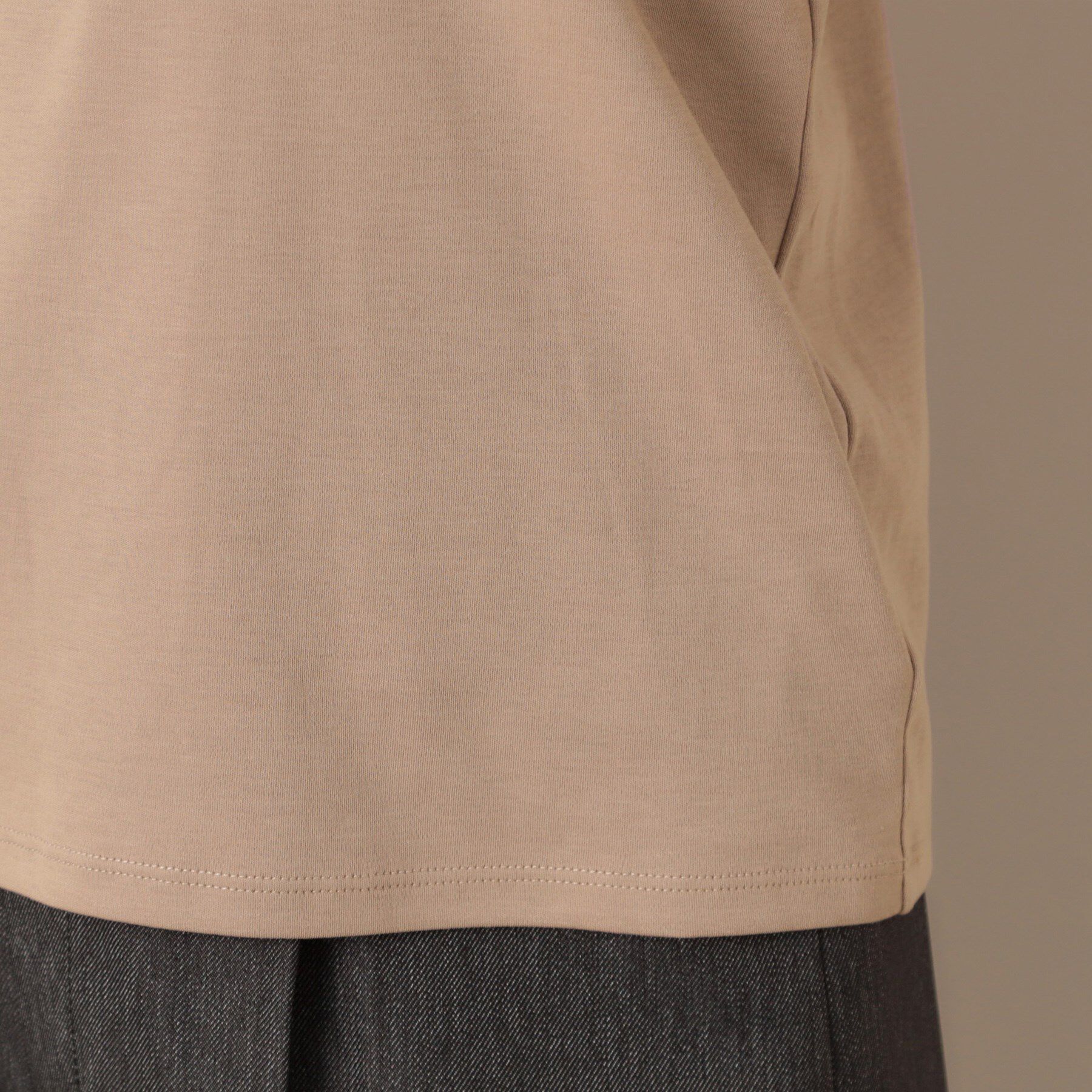 Couture broach「【マシンウォッシャブル・UVケア・接触冷感】ラグランレースドッキングカットソー」|Tシャツ・カットソー|