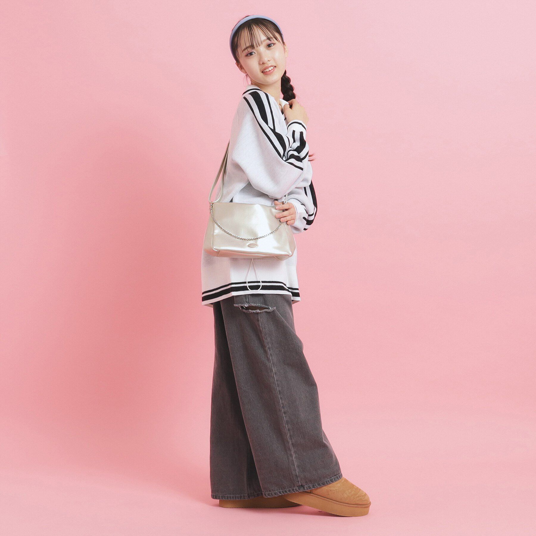 PINK-latte「【2WAY】ドロストショルダーバッグ」|ショルダー・メッセンジャー|