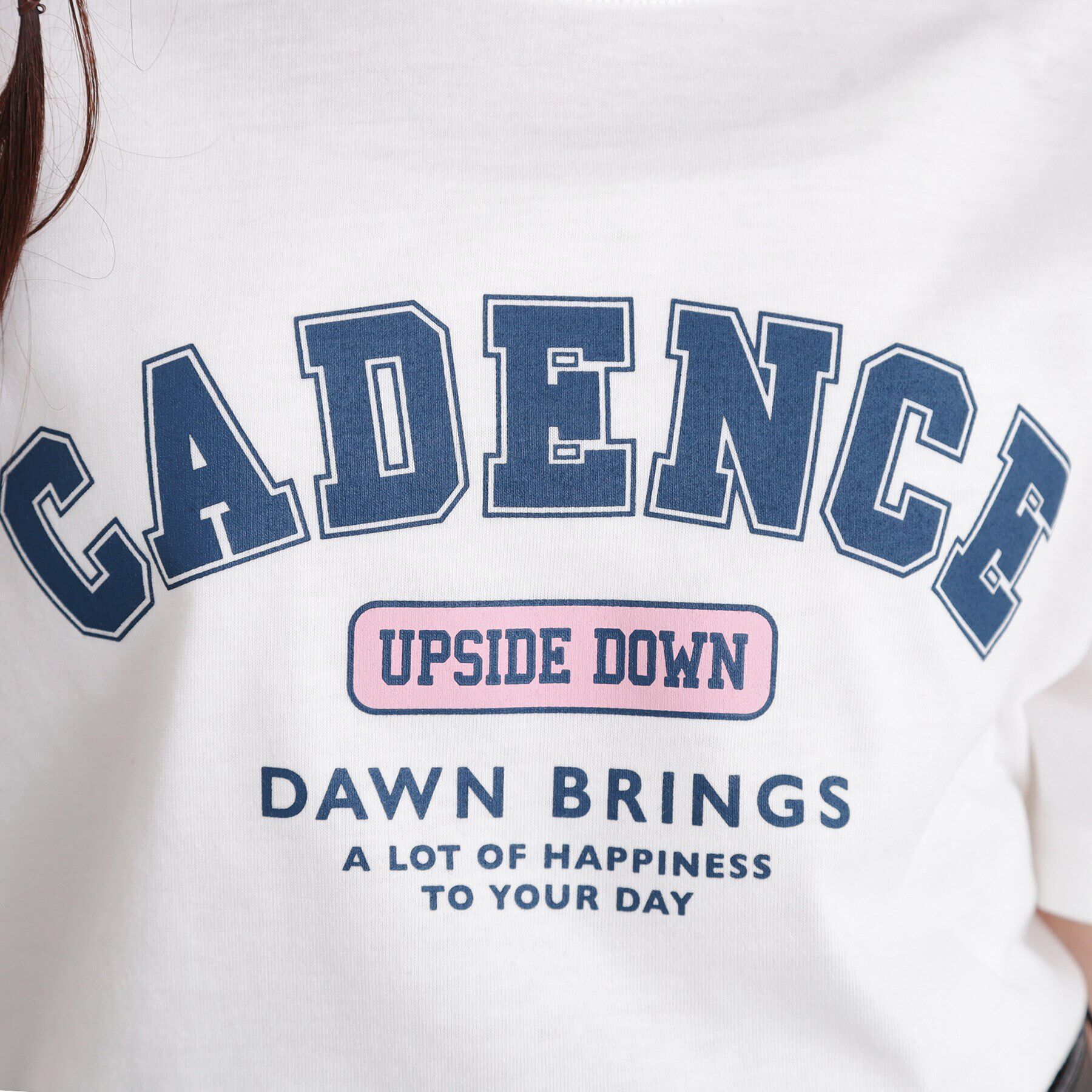 PINK-latte「カレッジプリントTシャツ」|Tシャツ・カットソー|