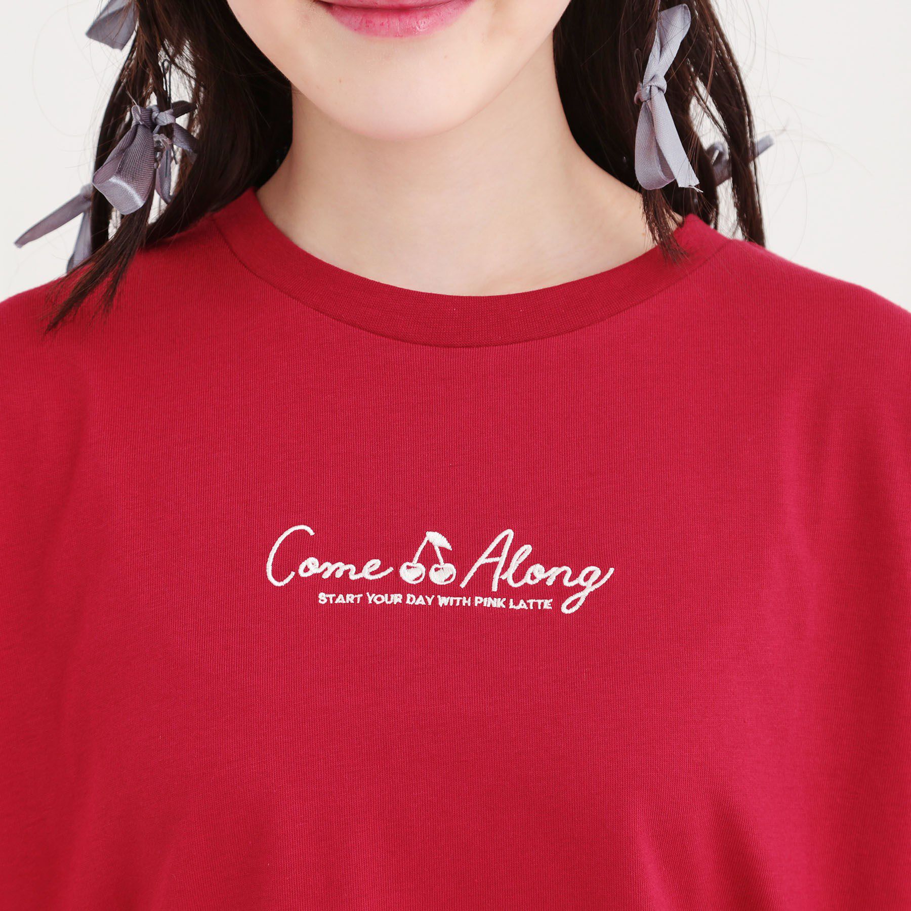 PINK-latte「バックプリントTシャツ」|Tシャツ・カットソー|