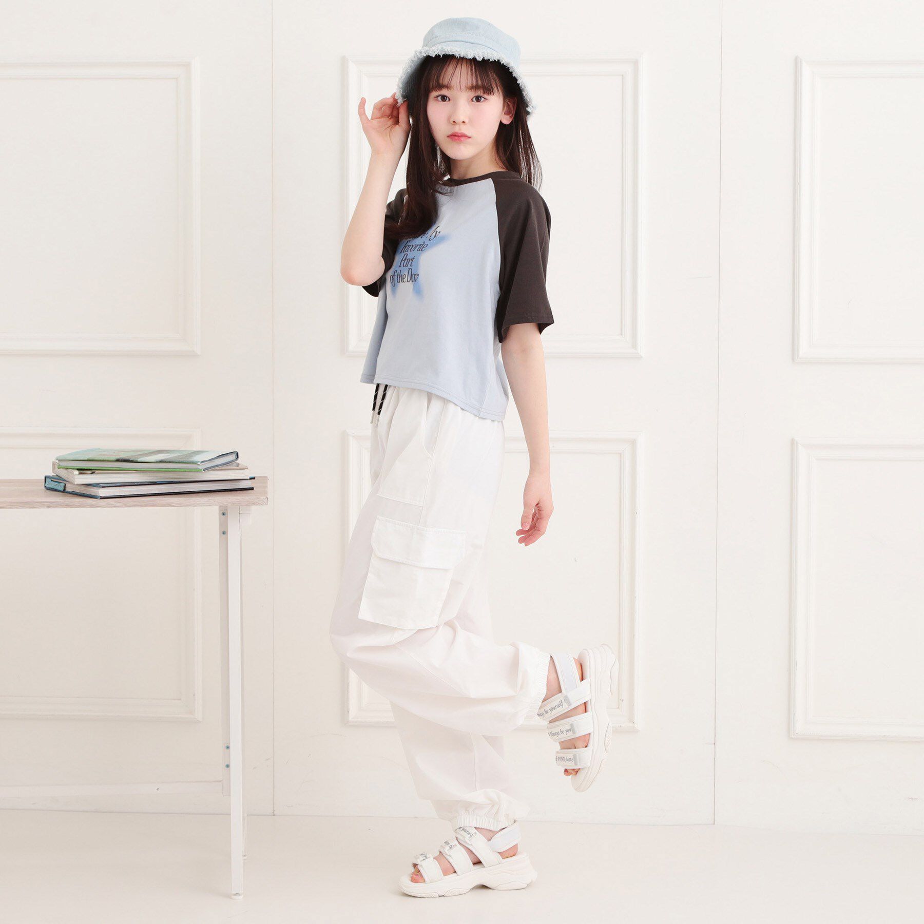 PINK-latte「シンプルカーゴパンツ」|その他|