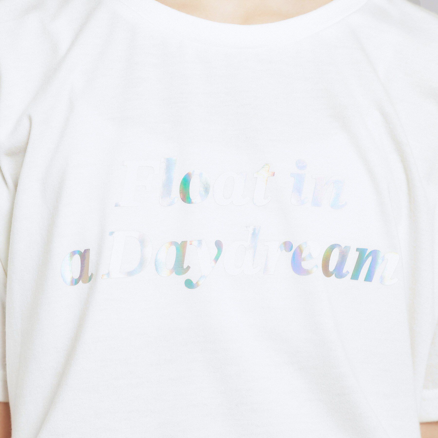 PINK-latte「オーロラプリントハートあきTシャツ」|Tシャツ・カットソー|