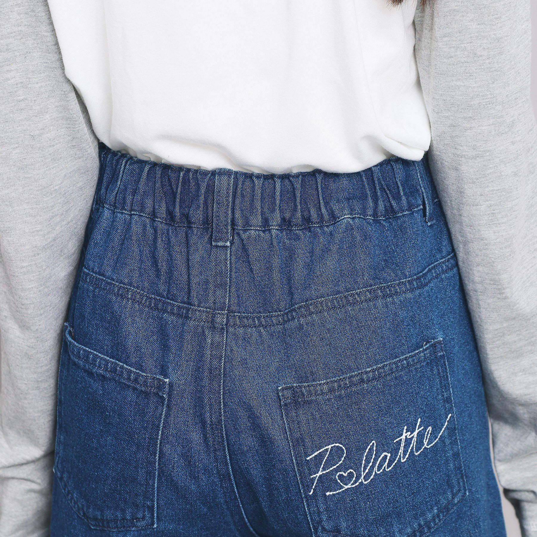 PINK-latte「ハイウエストショートパンツ」|キュロット|