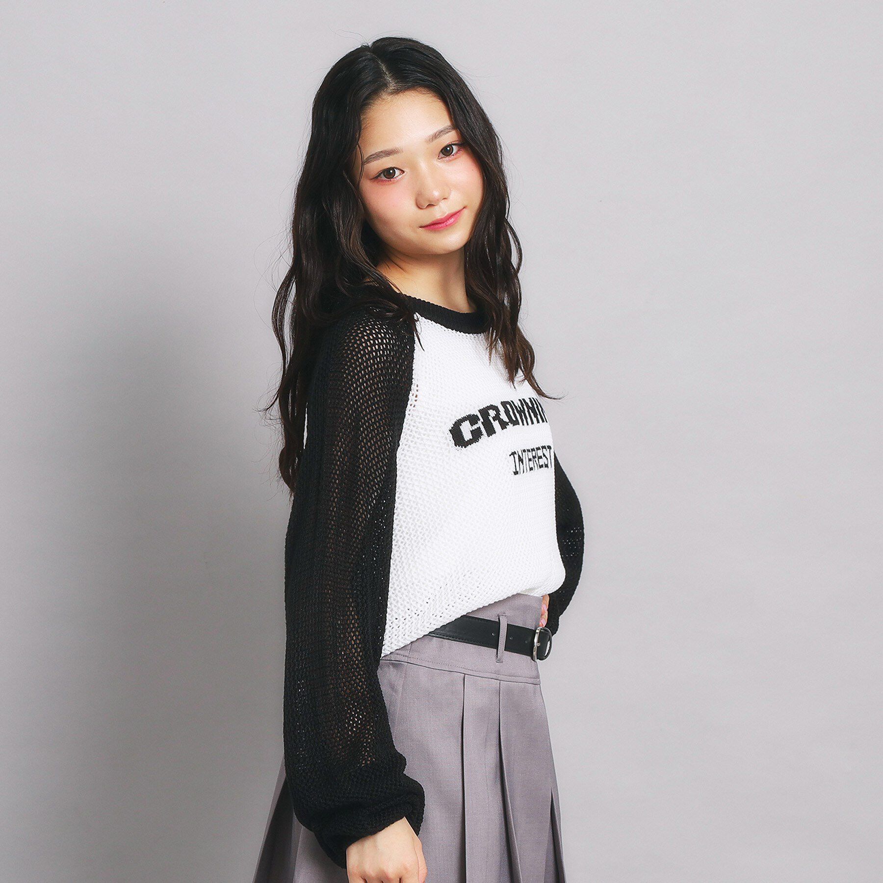 PINK-latte「【セットアイテム】メッシュニット＋タンクセット」|その他|