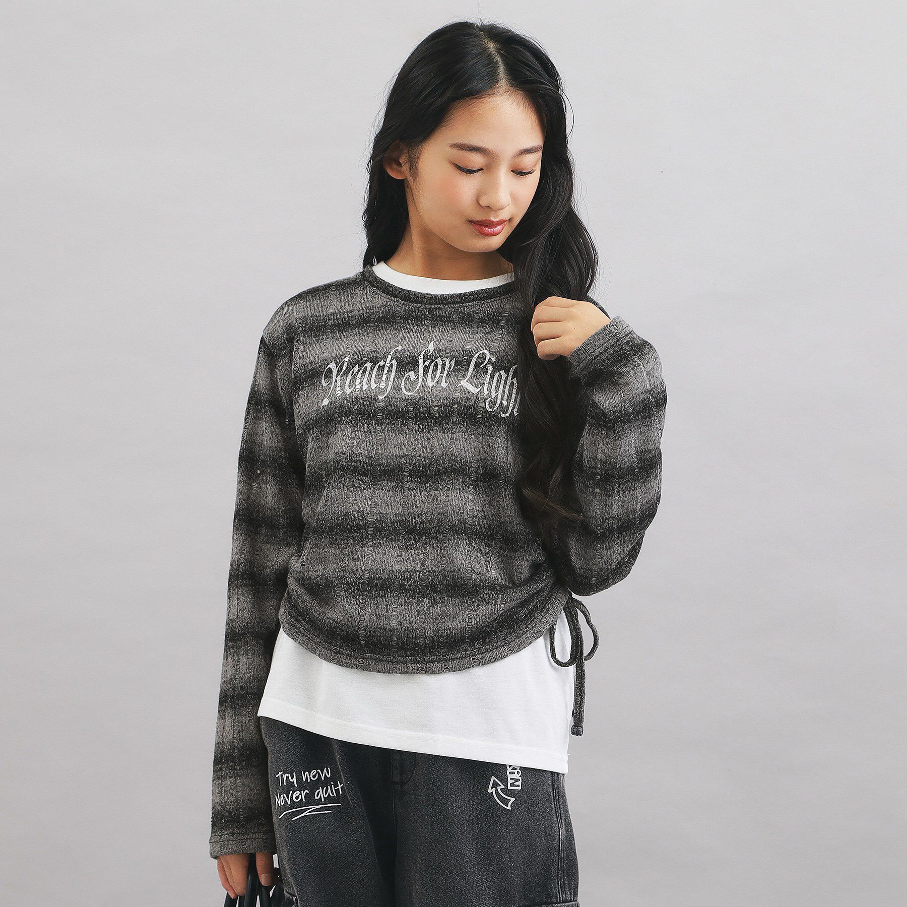 PINK-latte「【セットアイテム】グラデ脇ドロストインナーセット」|その他|