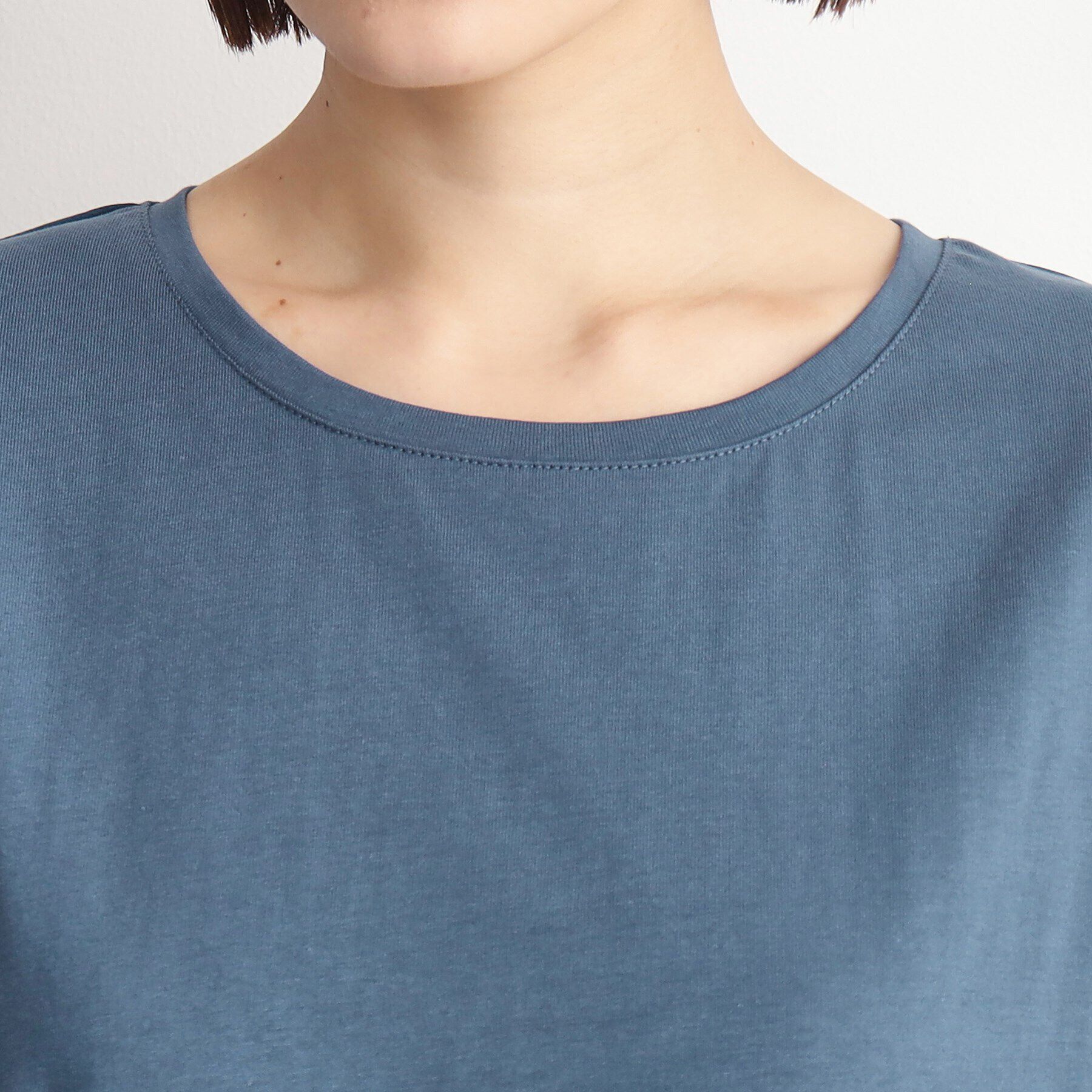 THE SHOP TK「バックギャザー切り替えワンピース【洗える】」|ワンピース|