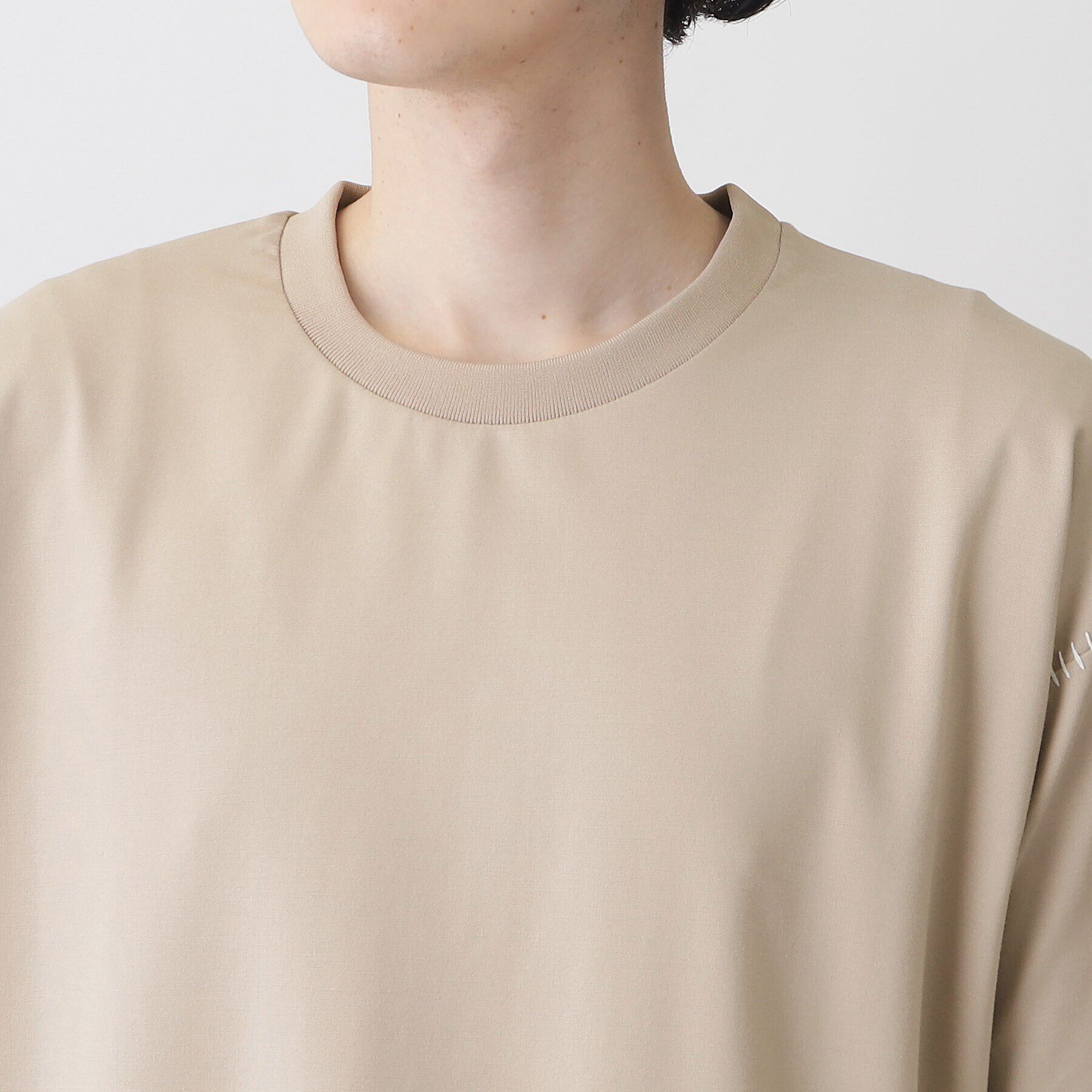 THE SHOP TK「冷感ポンチステッチTシャツ 接触冷感／リラックスシルエット」|Tシャツ・カットソー|