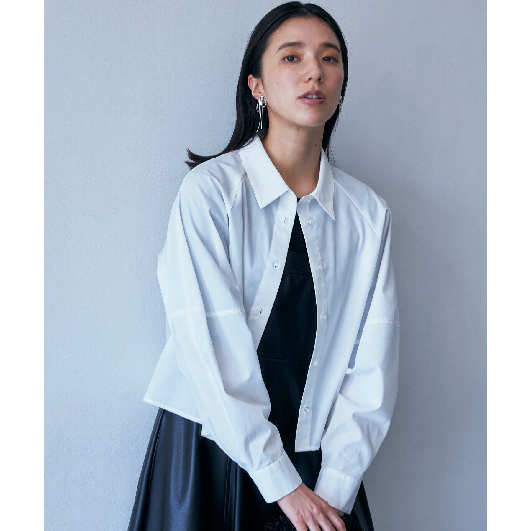 THE SHOP TK「【＠BAILA掲載】袖コクーンシャツ/洗濯機OK」|シャツ・ブラウス|