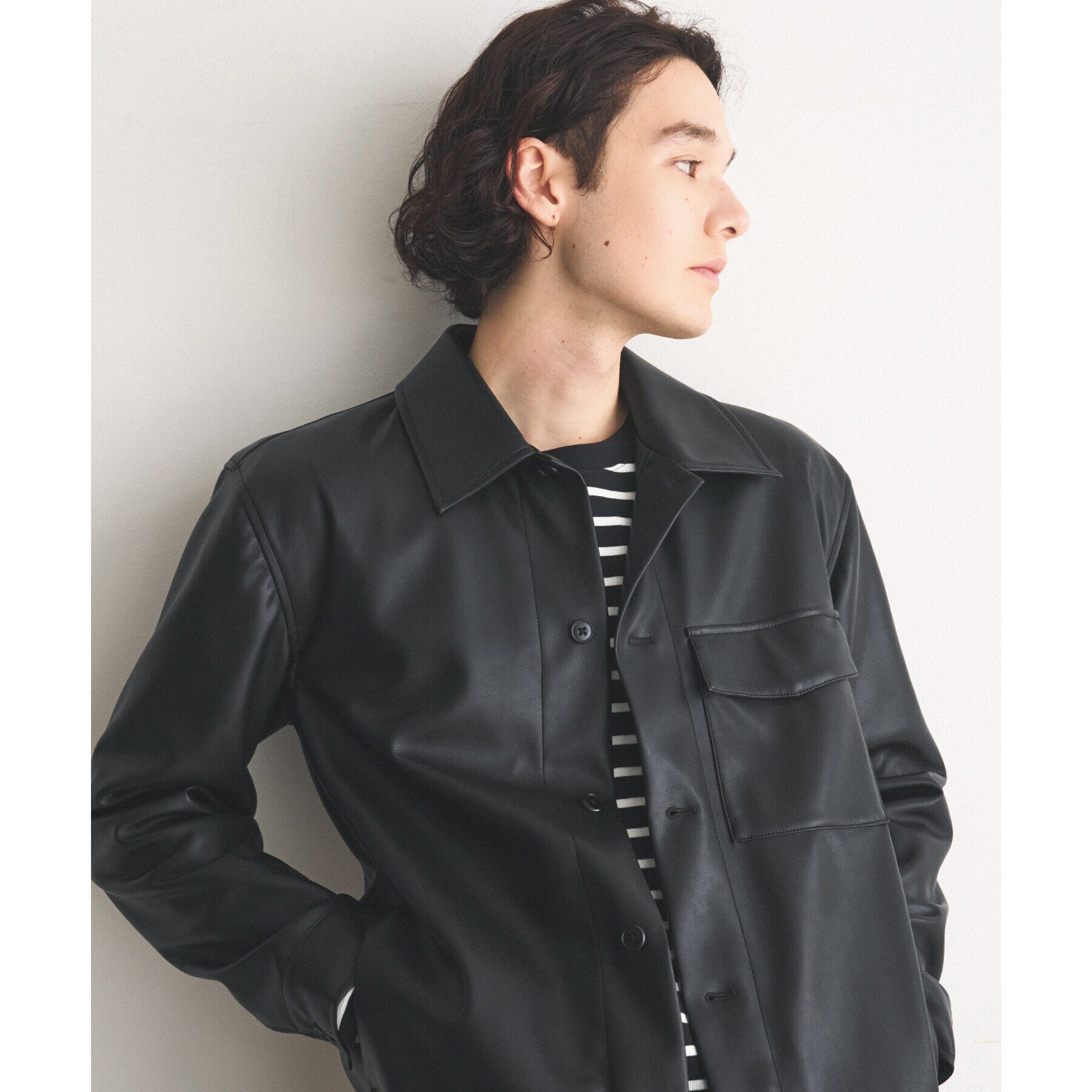 THE SHOP TK「ヴィンテージライクCPOシャツ」|ブルゾン・スタジャン|