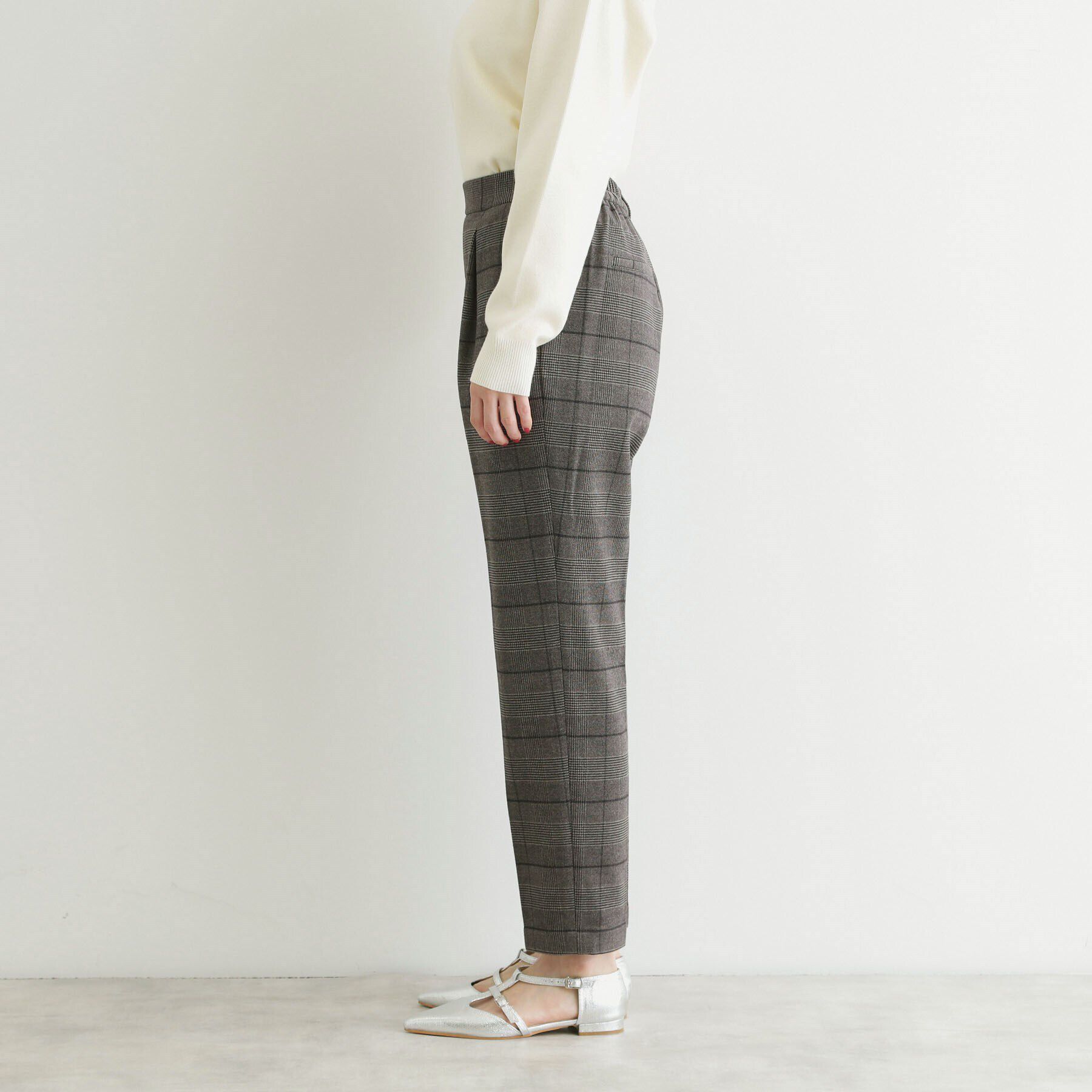 THE SHOP TK「【洗える】両面起毛テーパードパンツ」|その他|