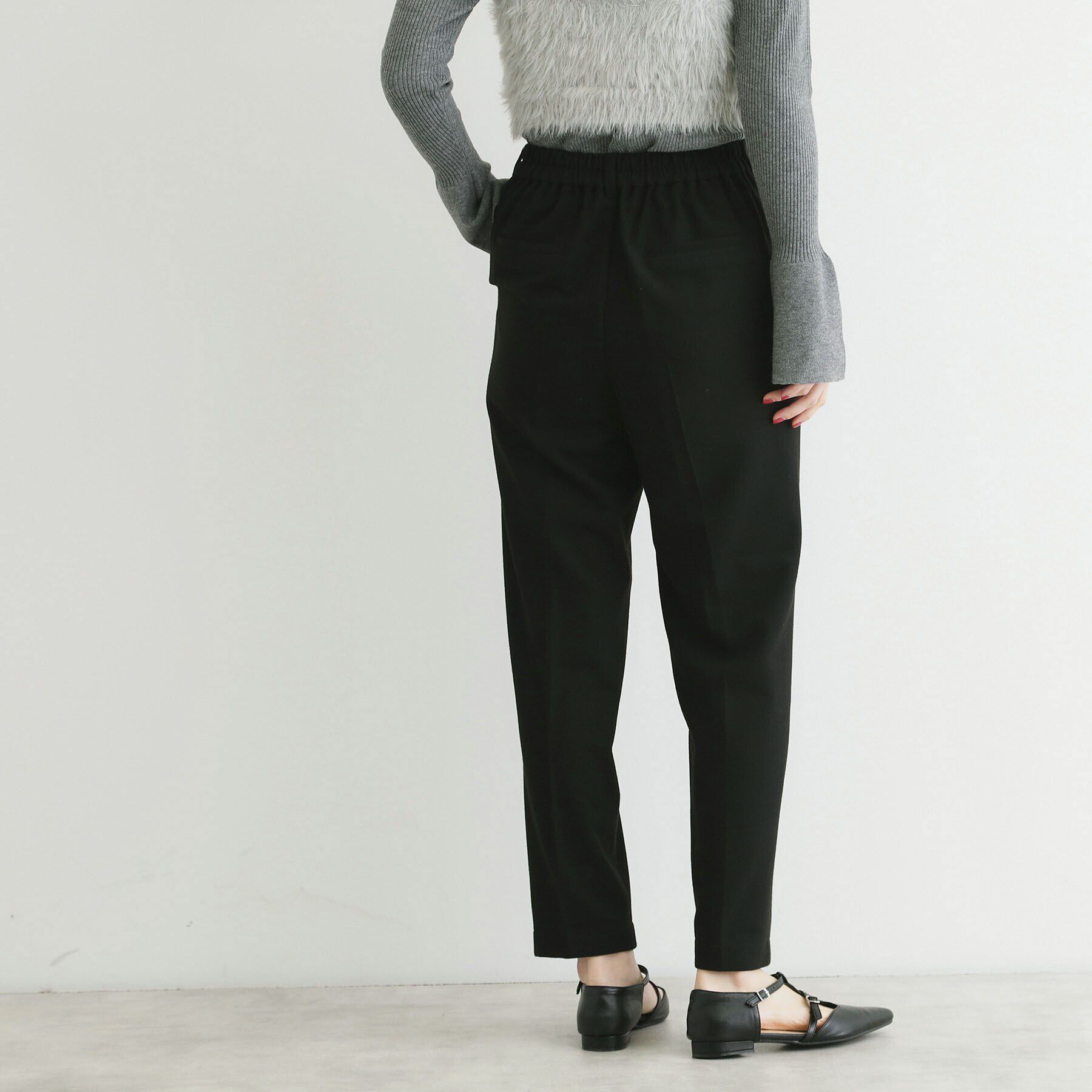 THE SHOP TK「【洗える】両面起毛テーパードパンツ」|その他|