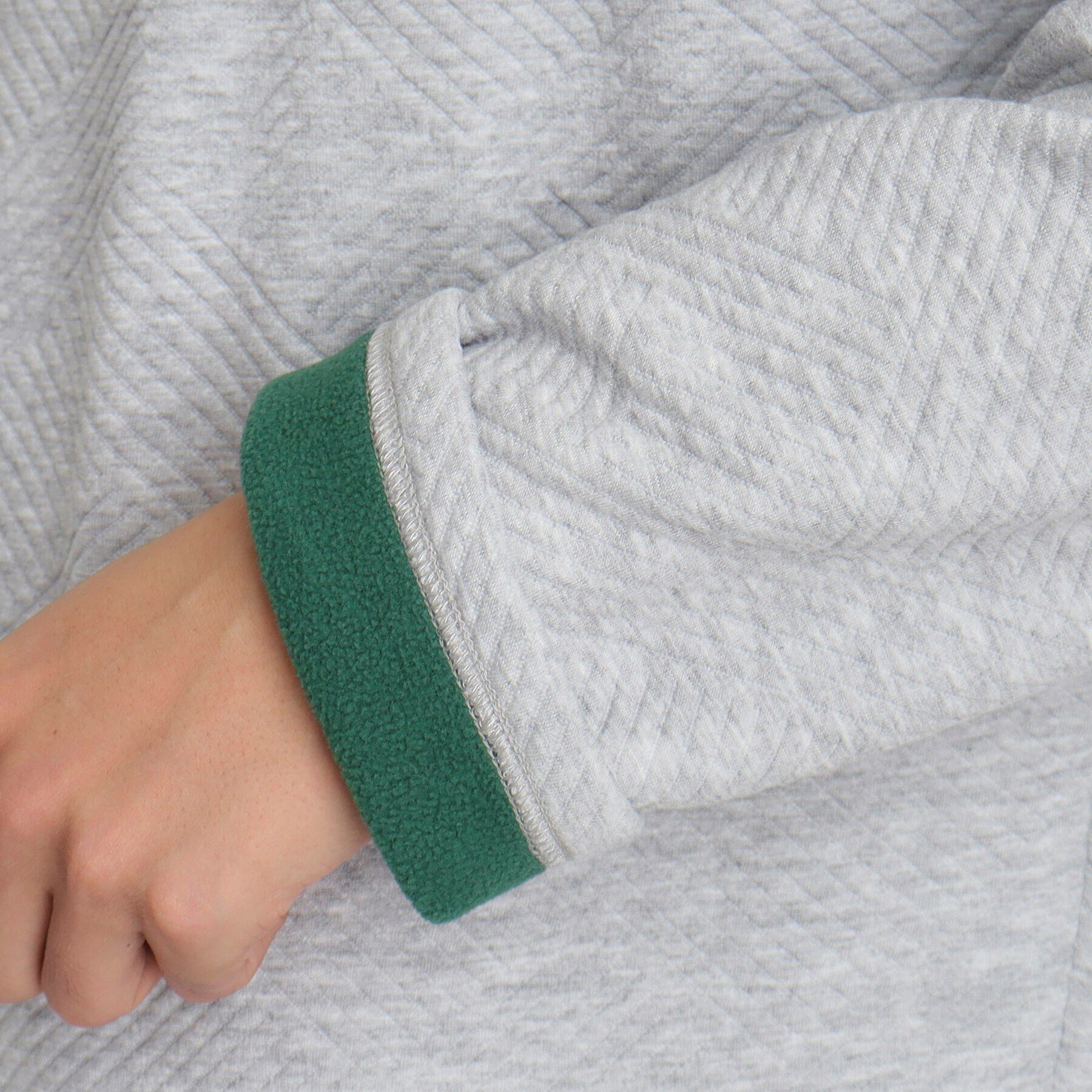 THE SHOP TK「ふくれキルティングフリースプルオーバー」|Tシャツ・カットソー|