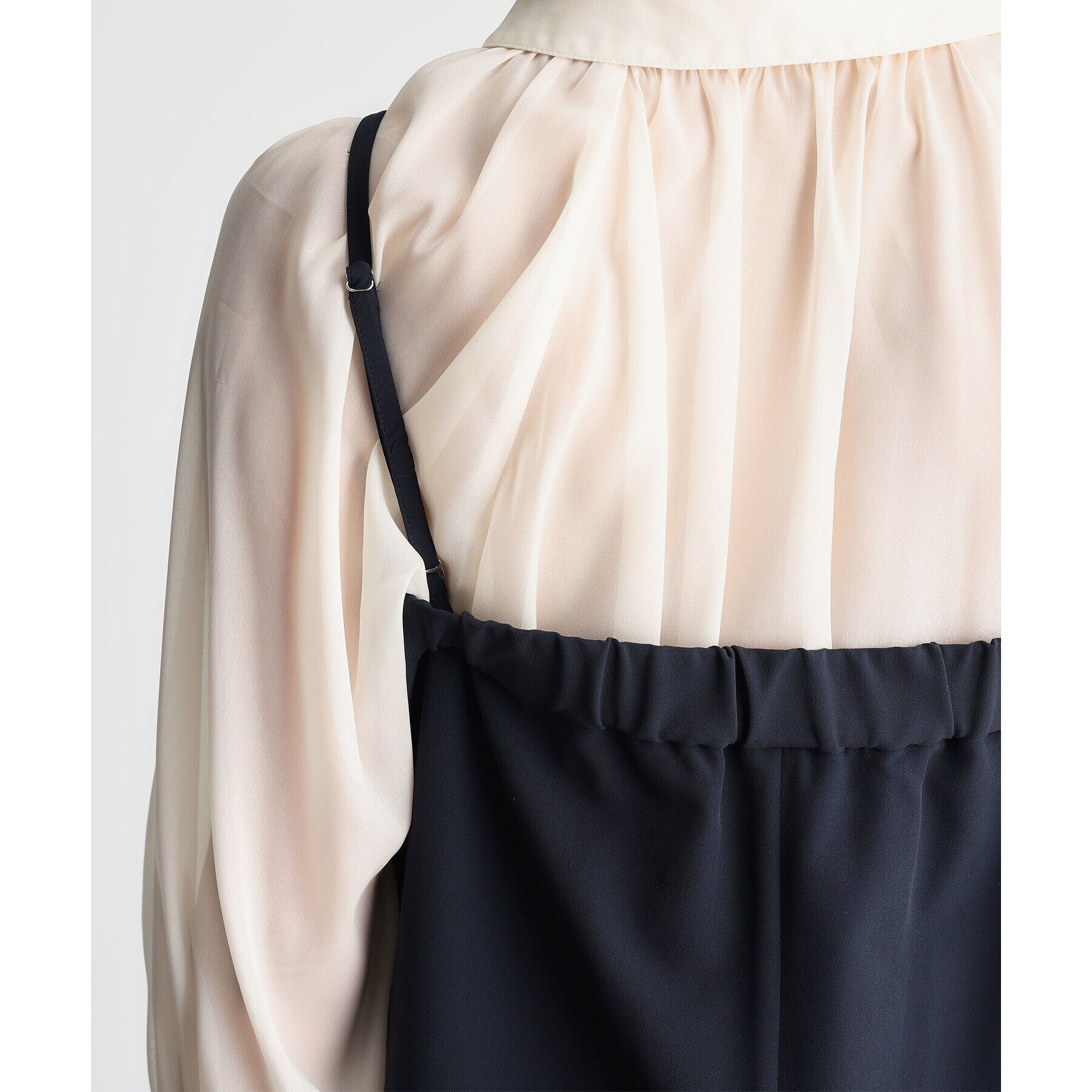 THE SHOP TK「【汚れ防止/シワになりにくい/セレモニー/通勤】ダブルクロスサロペット/洗える/サスティナブル」|オールインワン|