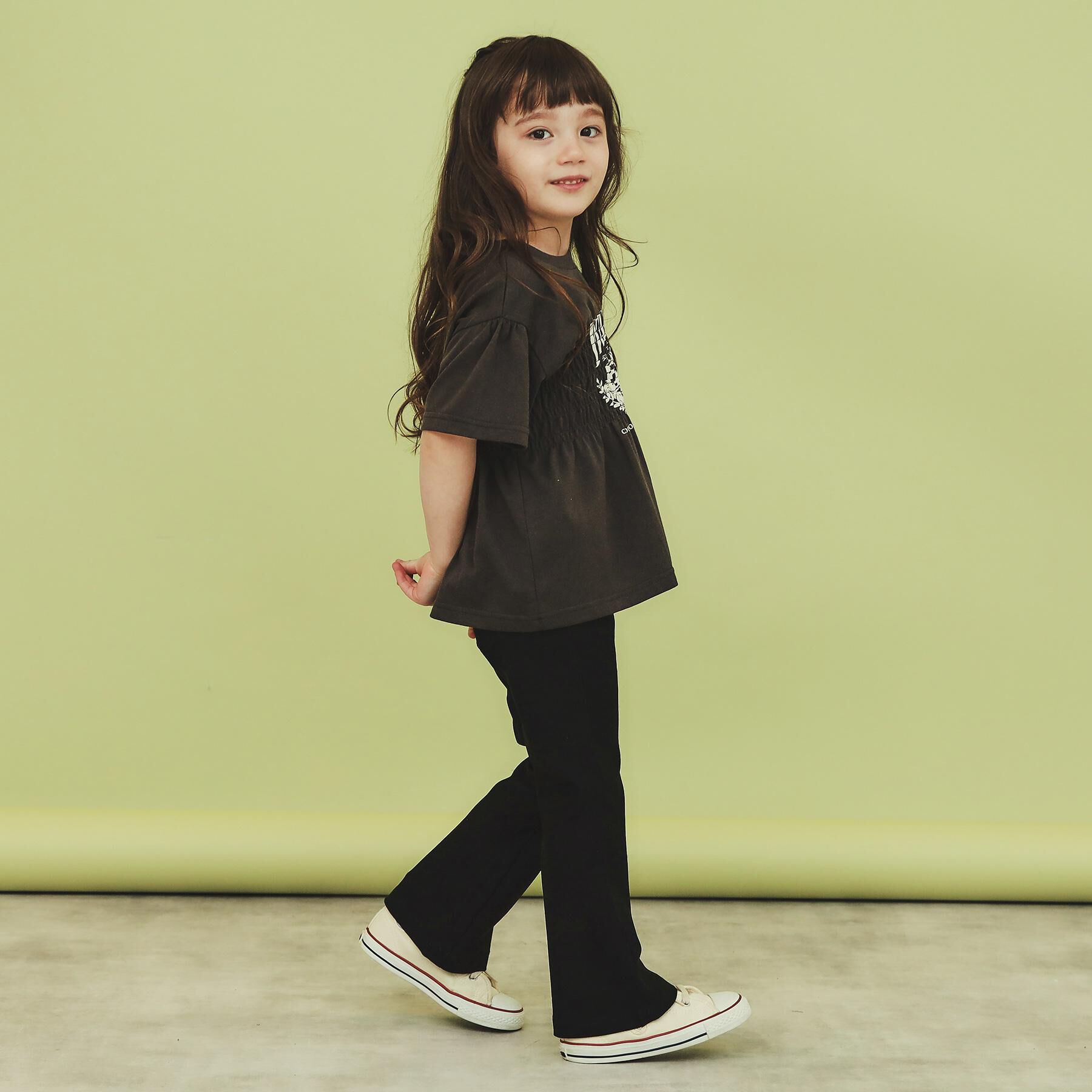 THE SHOP TK「【110-150】のびーるフレアパンツ/洗濯機OK」|その他|