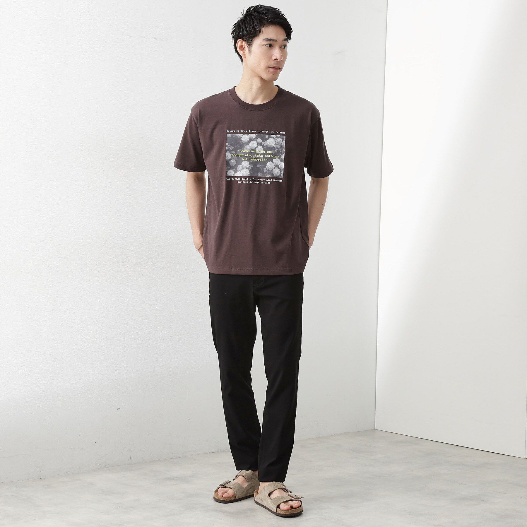 THE SHOP TK「リサイクルアート半袖Tシャツ【接触冷感/洗濯機OK】」|Tシャツ・カットソー|