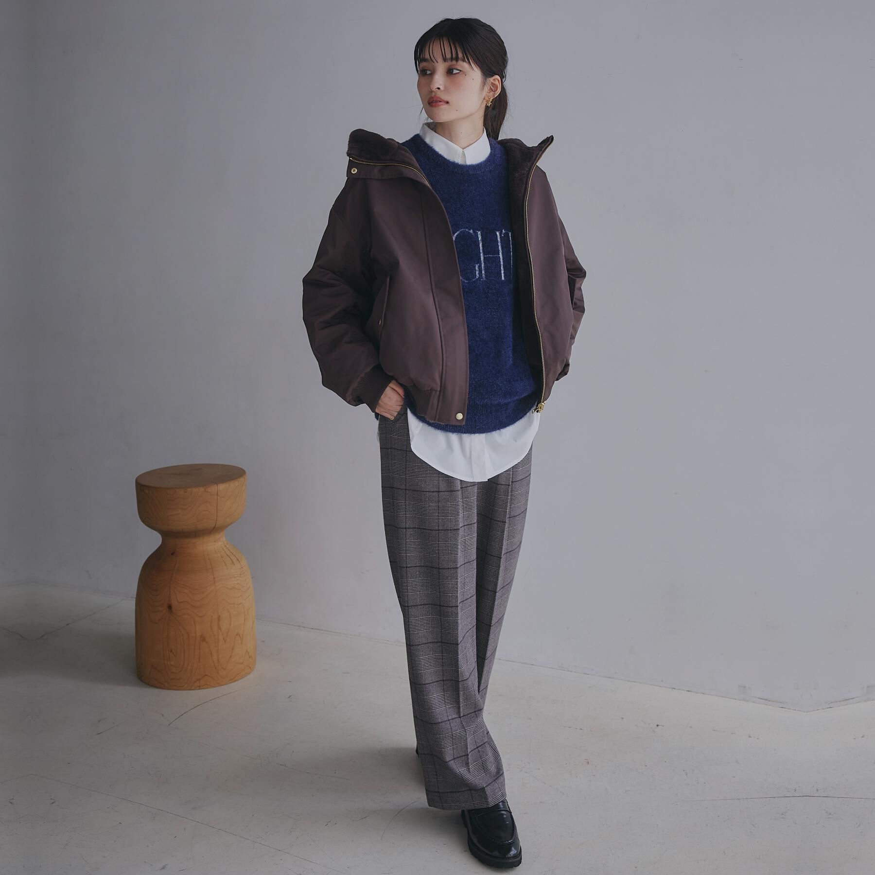 THE SHOP TK「【着丈選べる/XS～XLサイズ】あったか裏起毛ワイドパンツ」|その他|