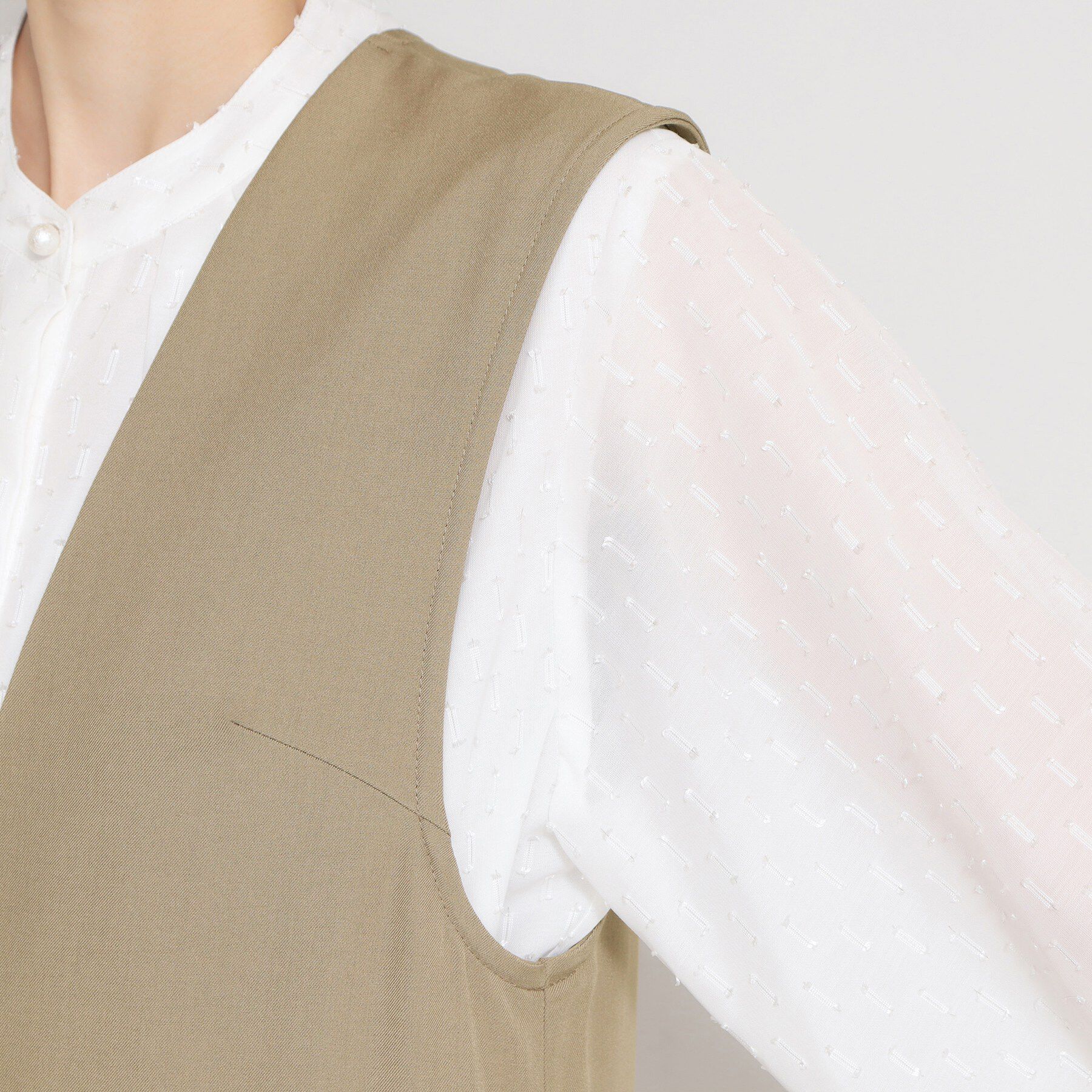 THE SHOP TK「Vネックオールインワン」|オールインワン|