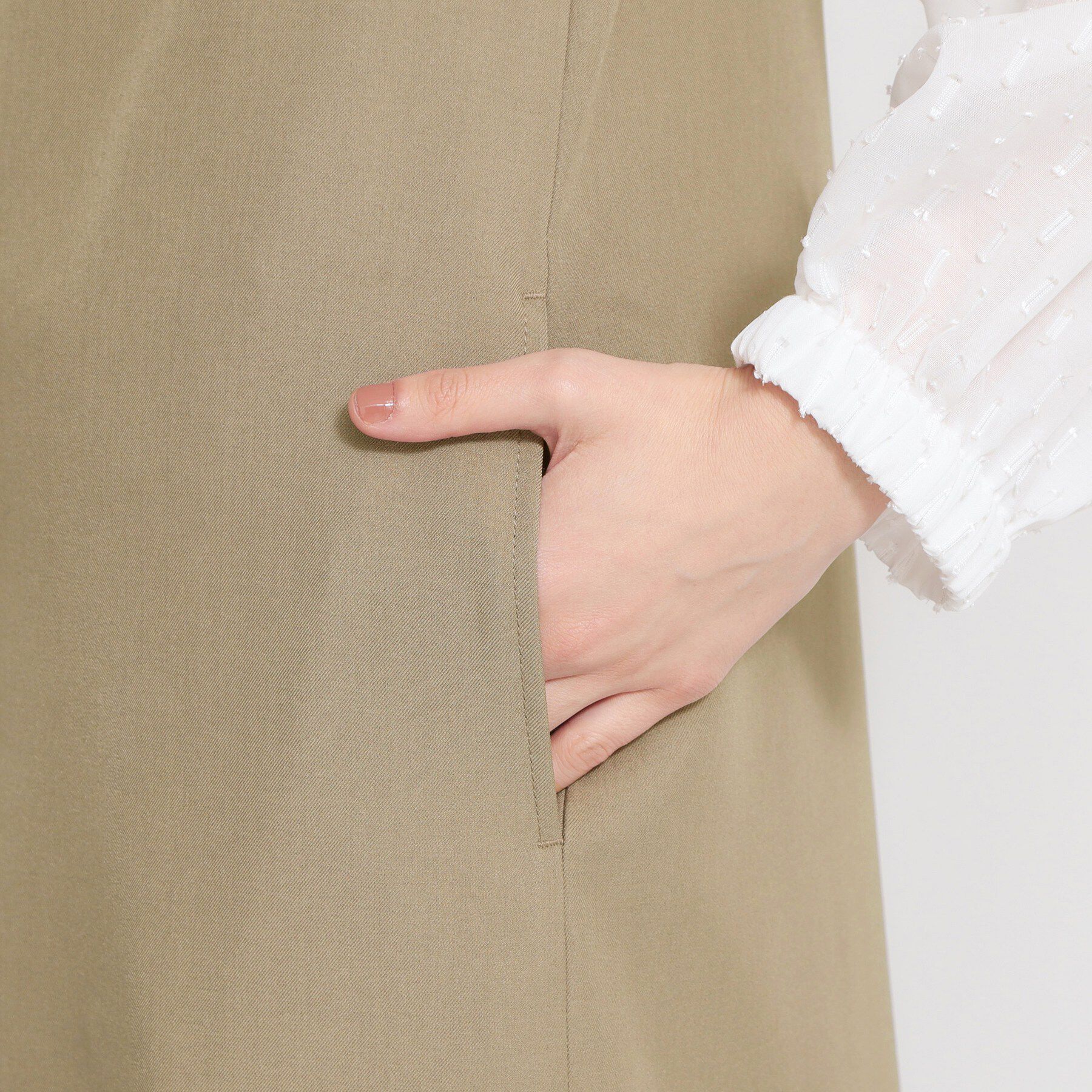 THE SHOP TK「Vネックオールインワン」|オールインワン|