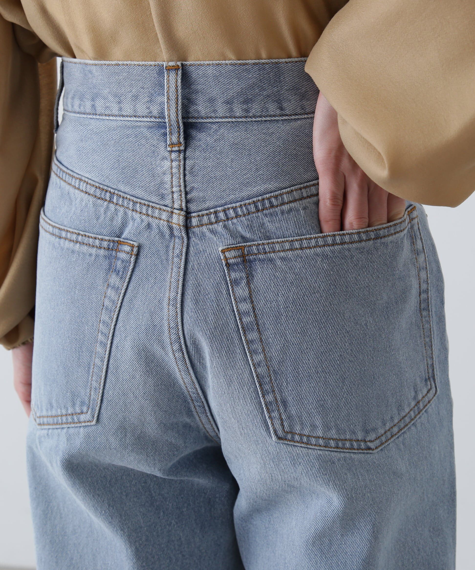  「ハイライズストレートデニムパンツ」|その他|