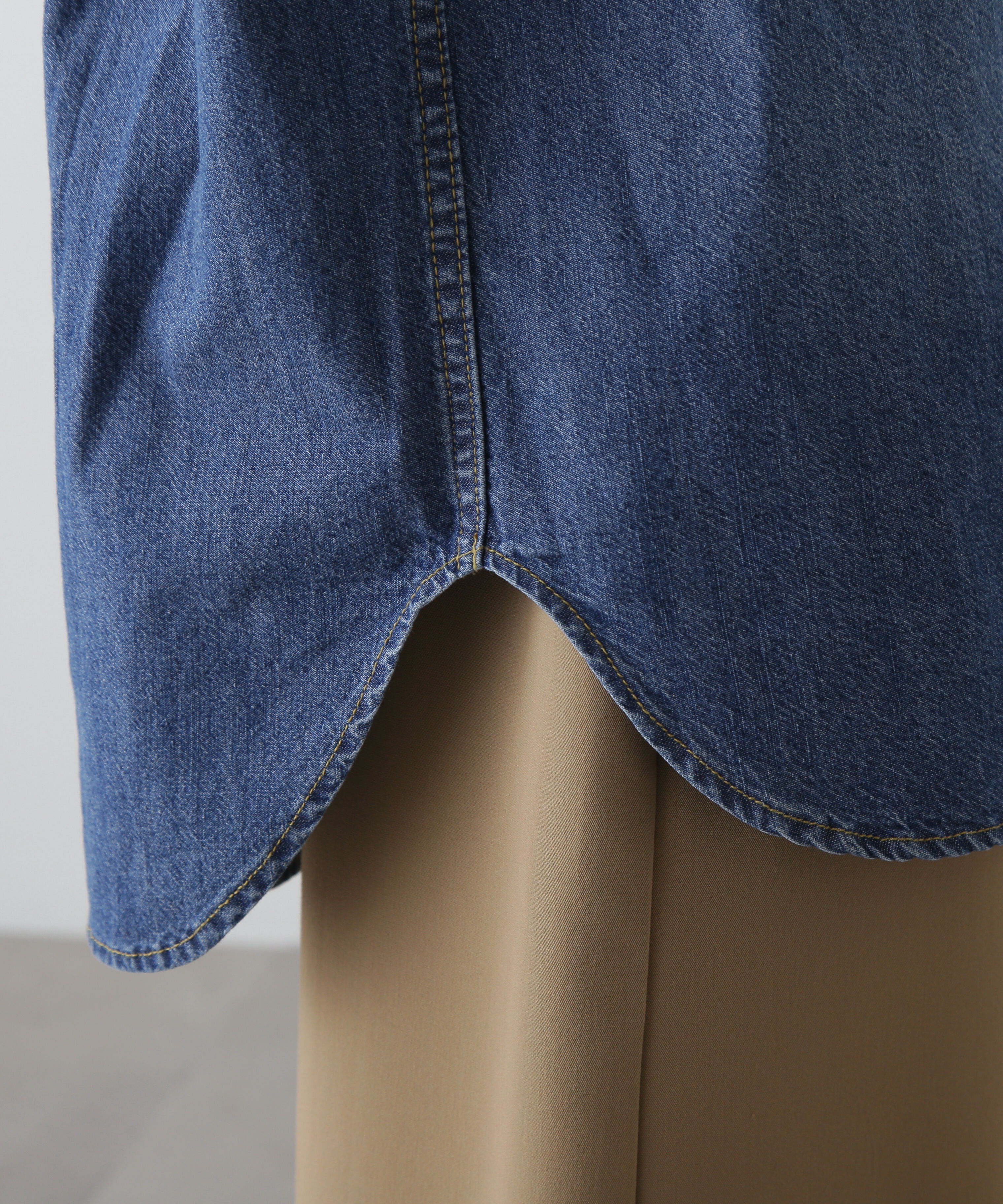  「ルーズデニムシャツ」|シャツ・ブラウス|