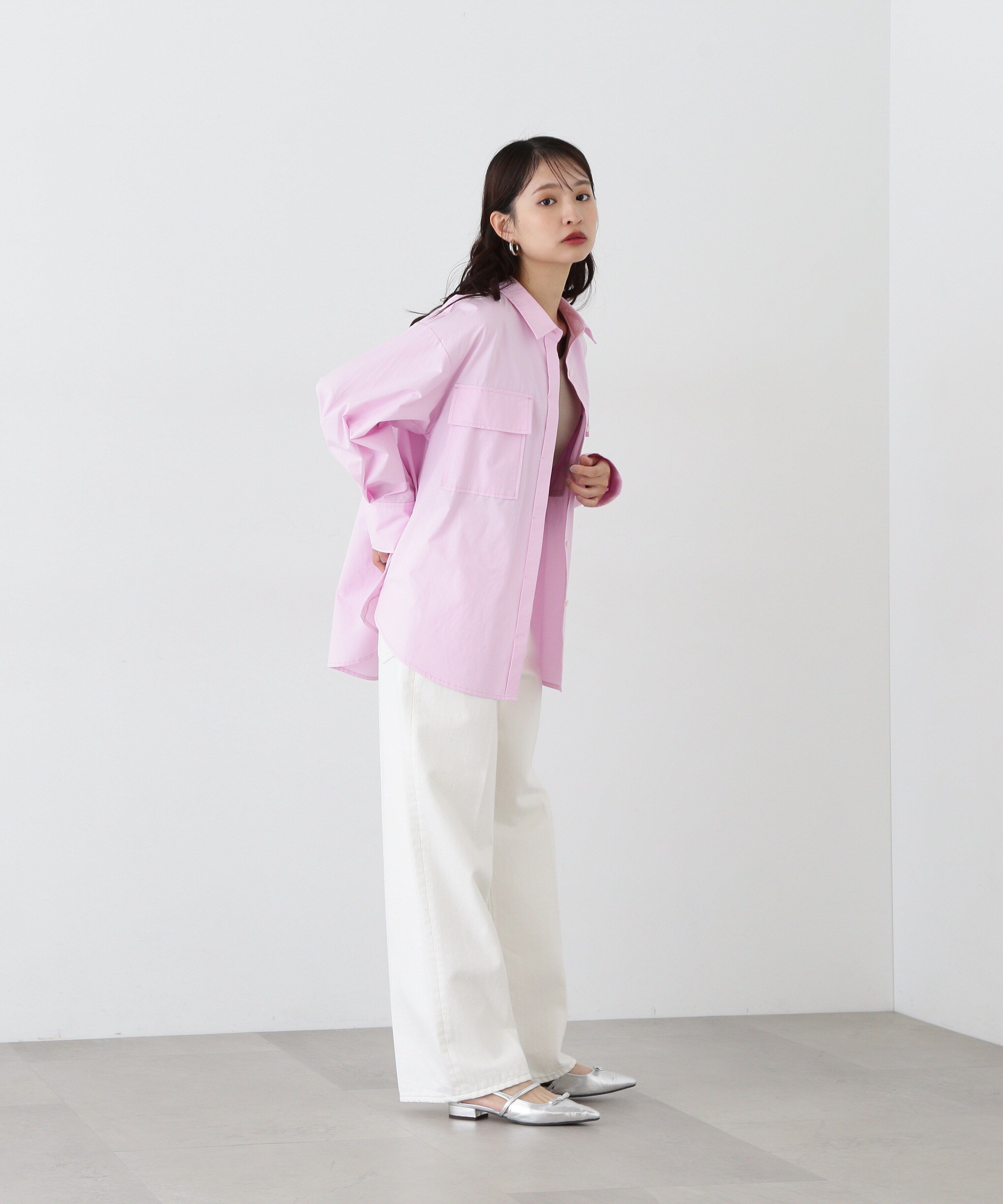  「オーバーサイズフラップシャツ」|シャツ・ブラウス|