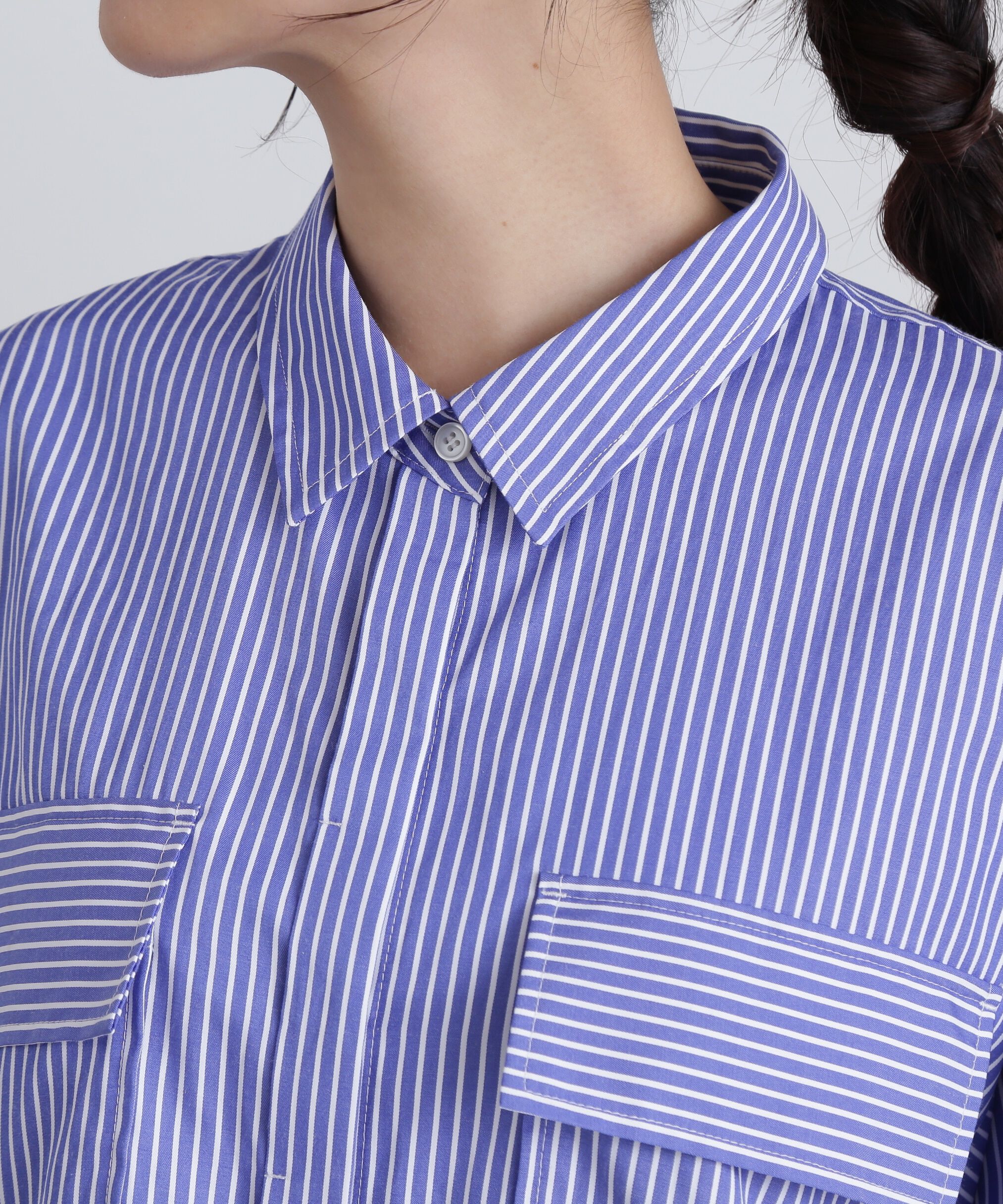  「オーバーサイズフラップシャツ」|シャツ・ブラウス|