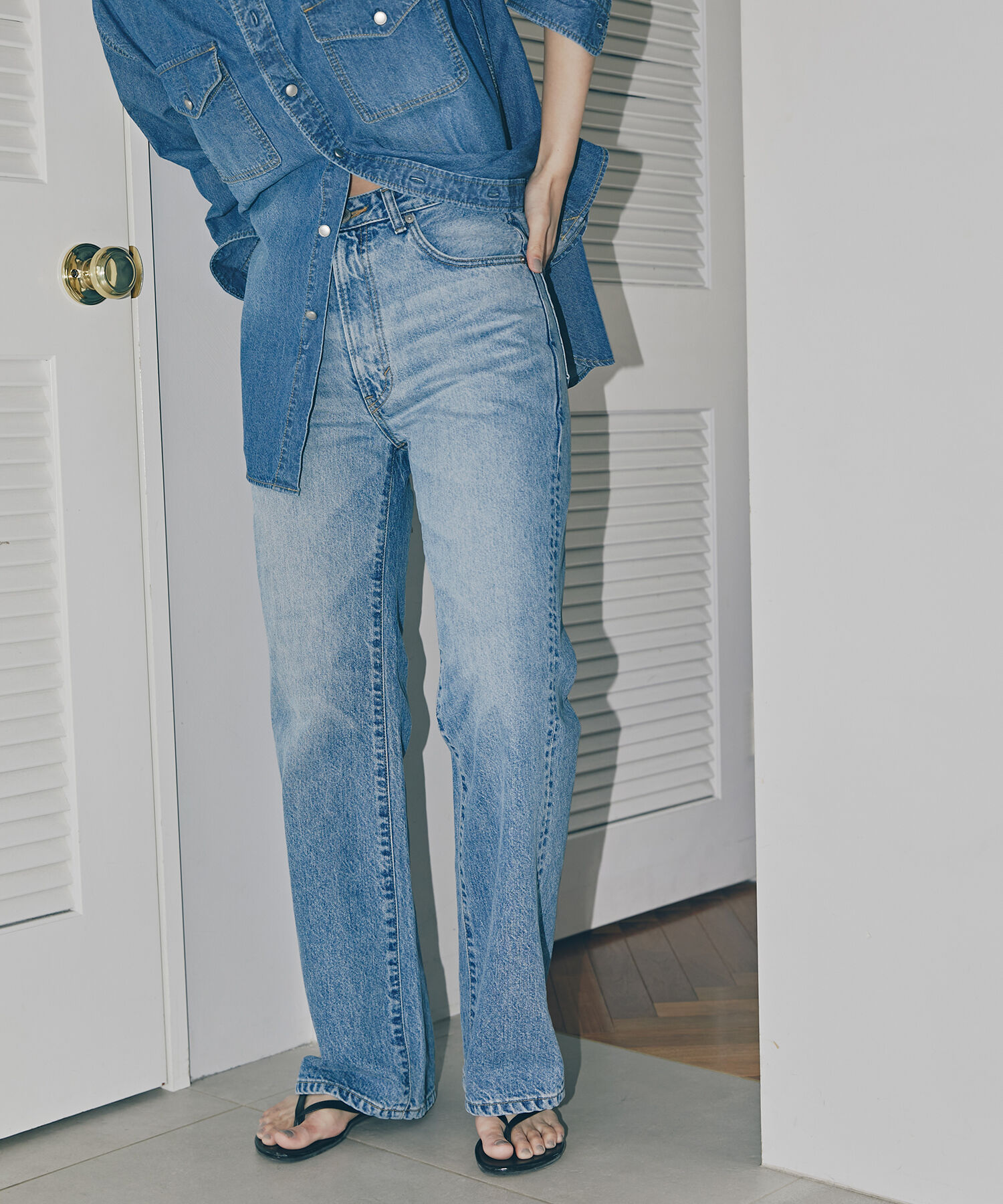  「ヴィンテージフレアデニムパンツ」|その他|