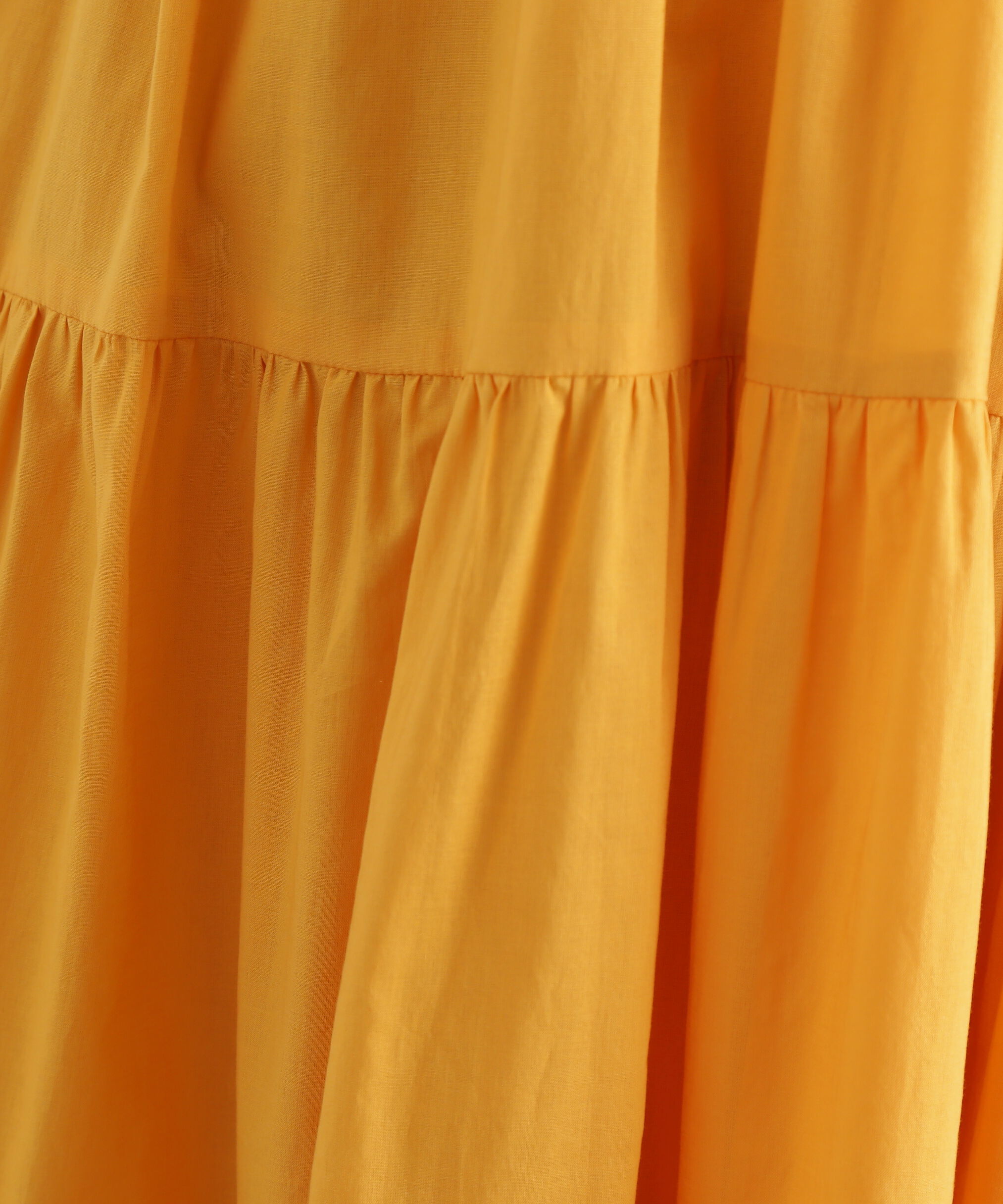  「コットンVネックティアードワンピース」|ワンピース|