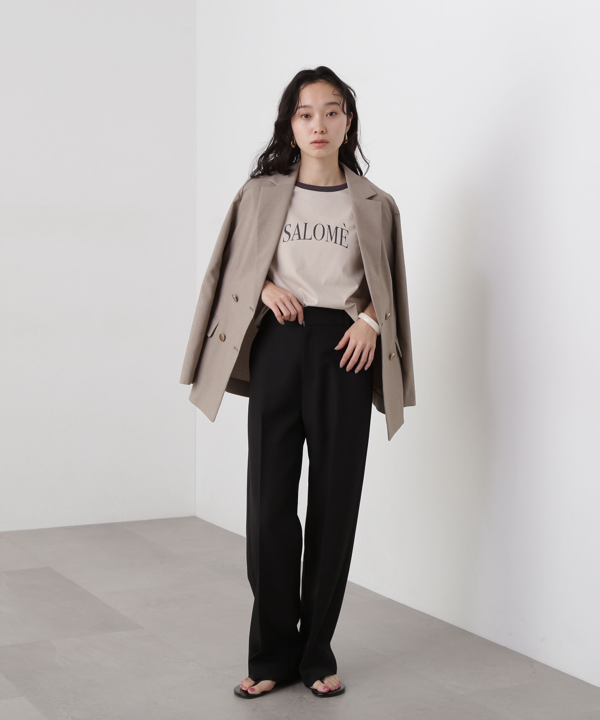  「バイカラーロゴTシャツ」|Tシャツ・カットソー|