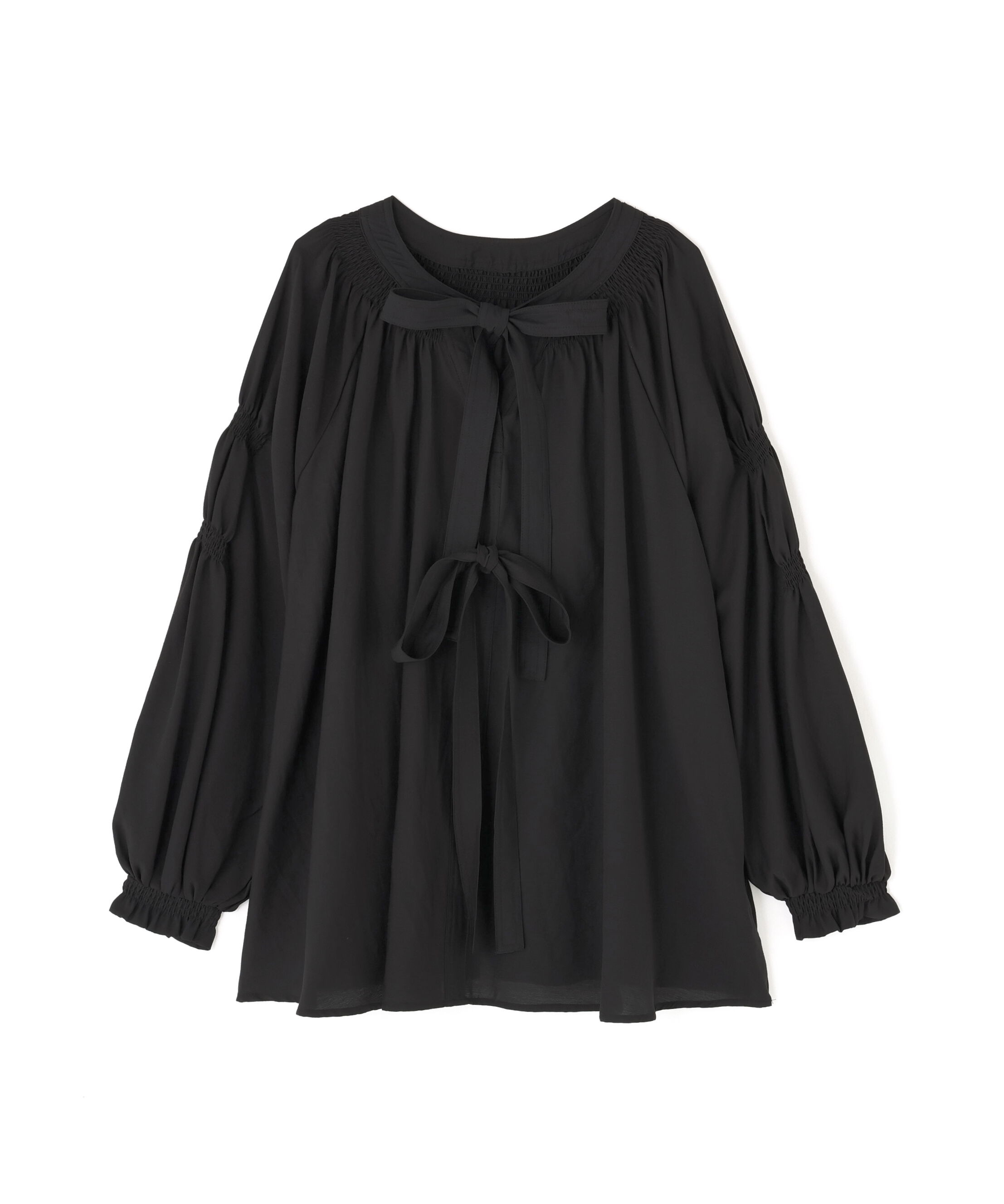  「2wayダブルリボンチュニックブラウス」|シャツ・ブラウス|