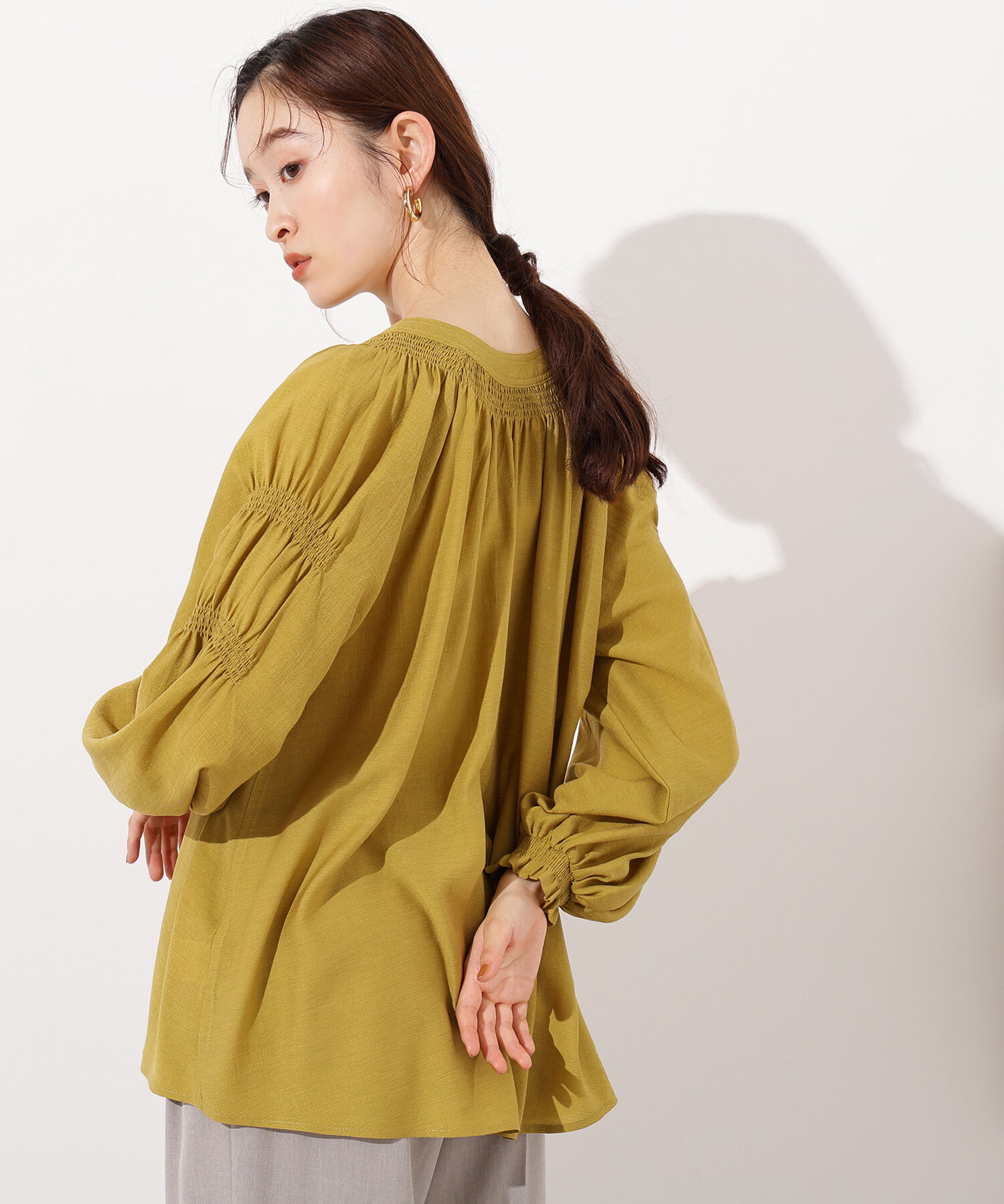  「2wayダブルリボンチュニックブラウス」|シャツ・ブラウス|