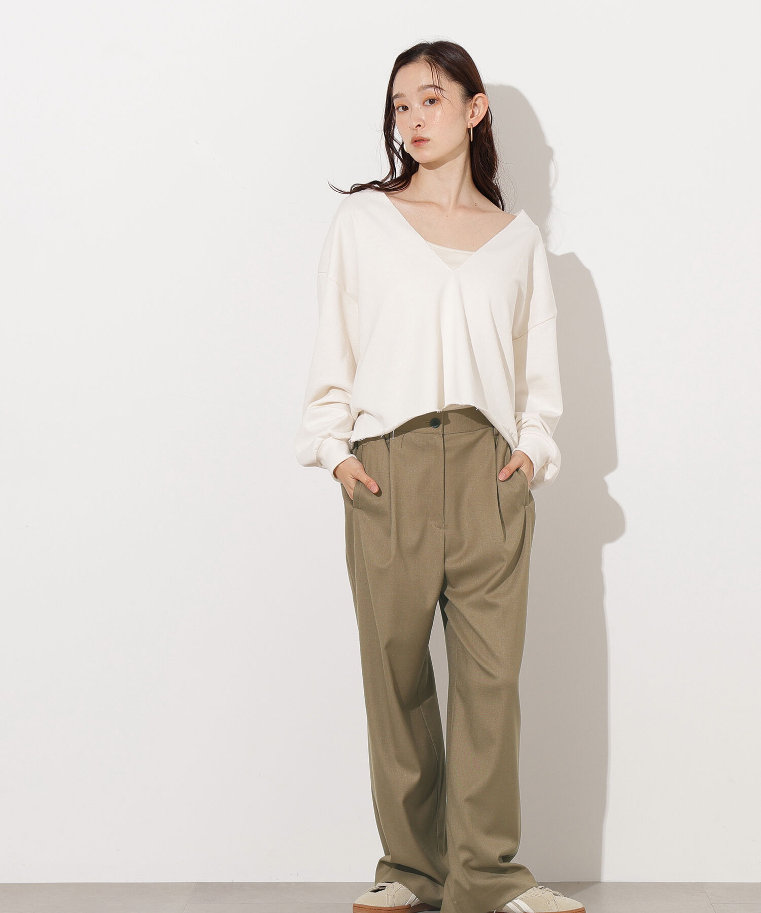  「リラックスタックワイドパンツ」|その他|