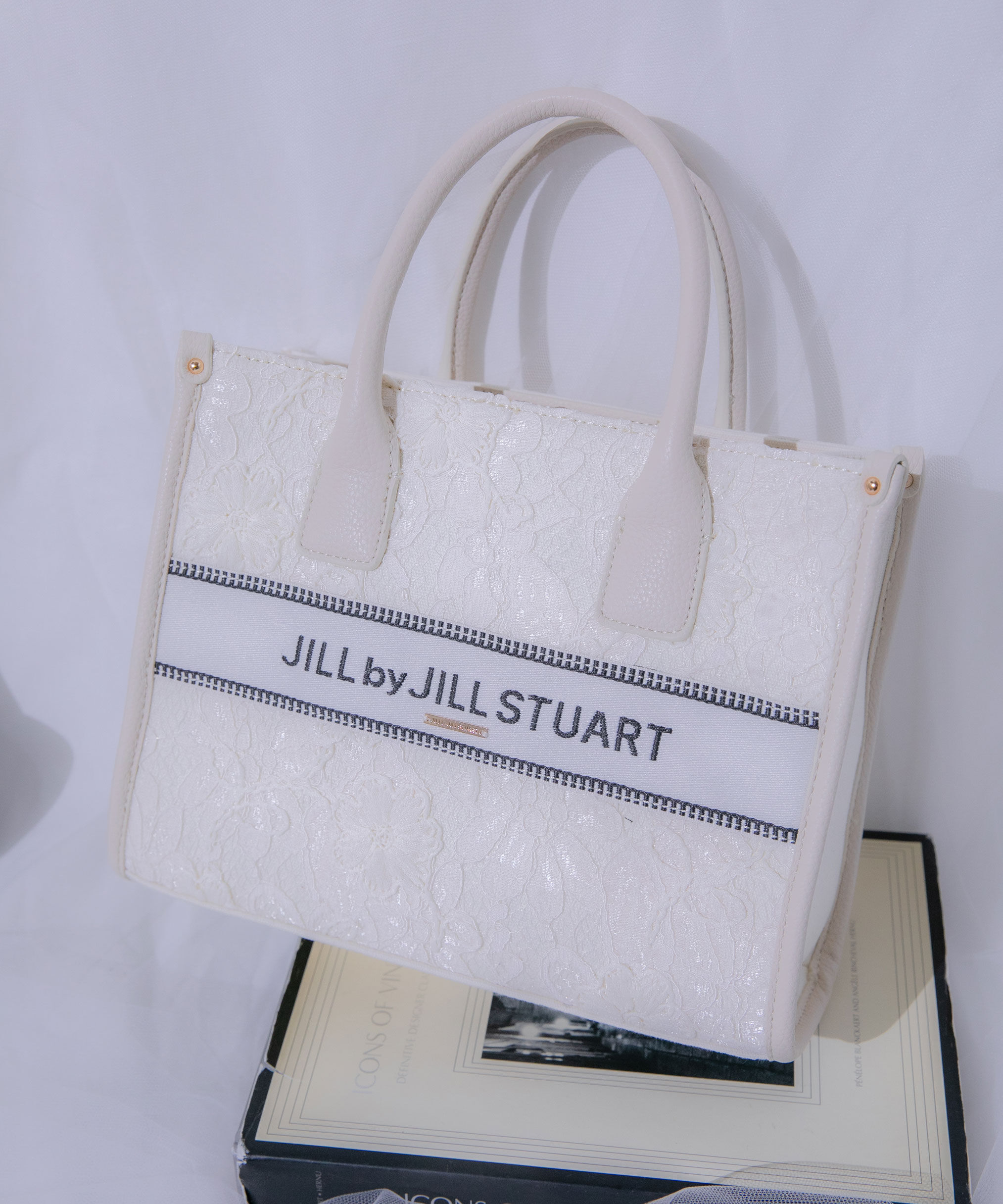  「バンドオブスクエアトートバッグ」|その他|ホワイト