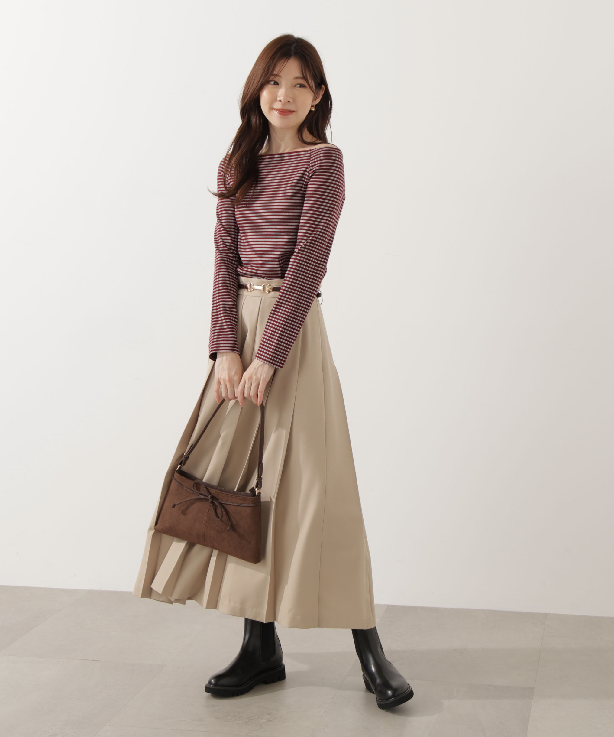 PROPORTION BODY DRESSING「プリーテッドスカート 25AW」|スカート|