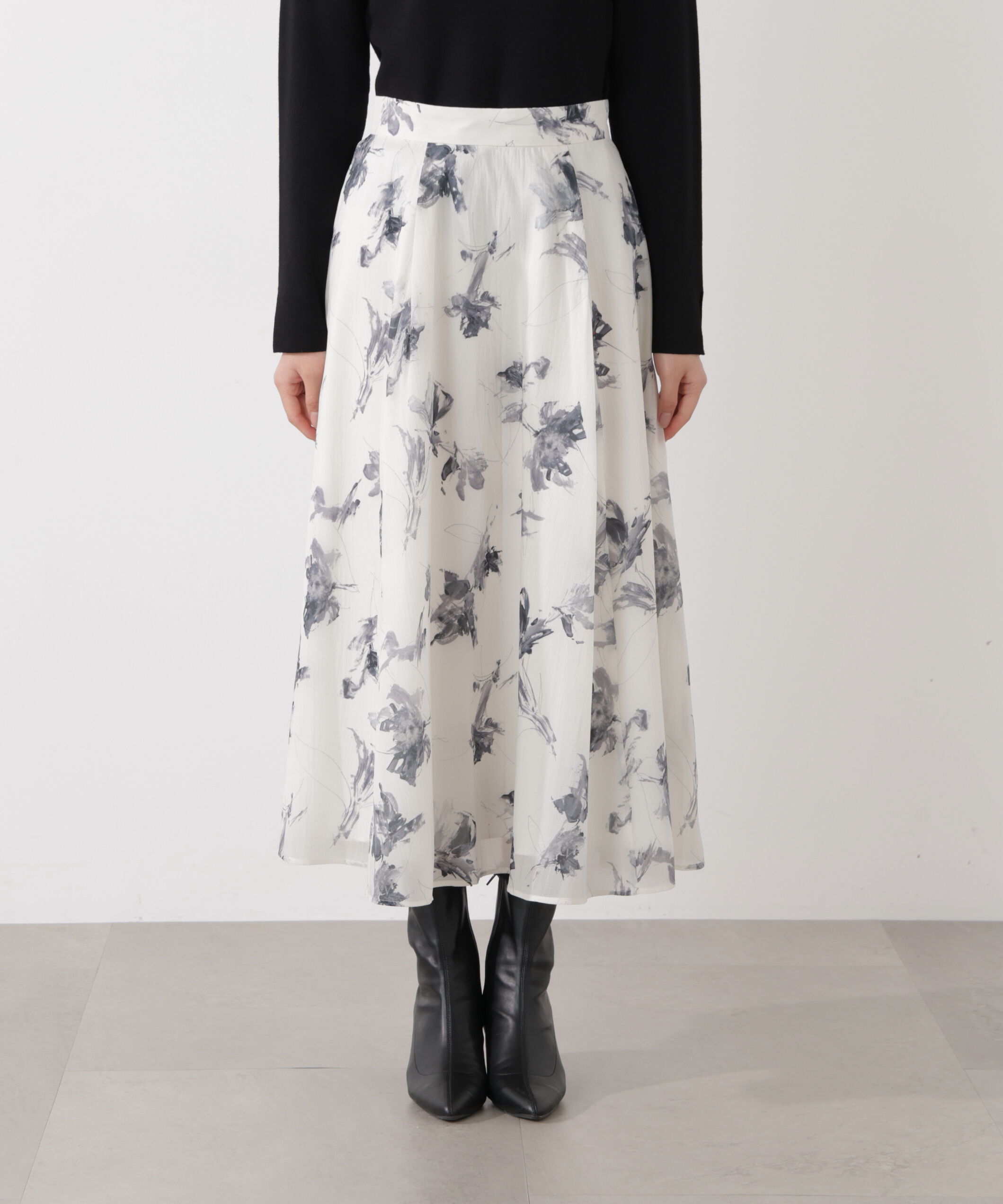 PROPORTION BODY DRESSING「フラワープリントスカート」|スカート|