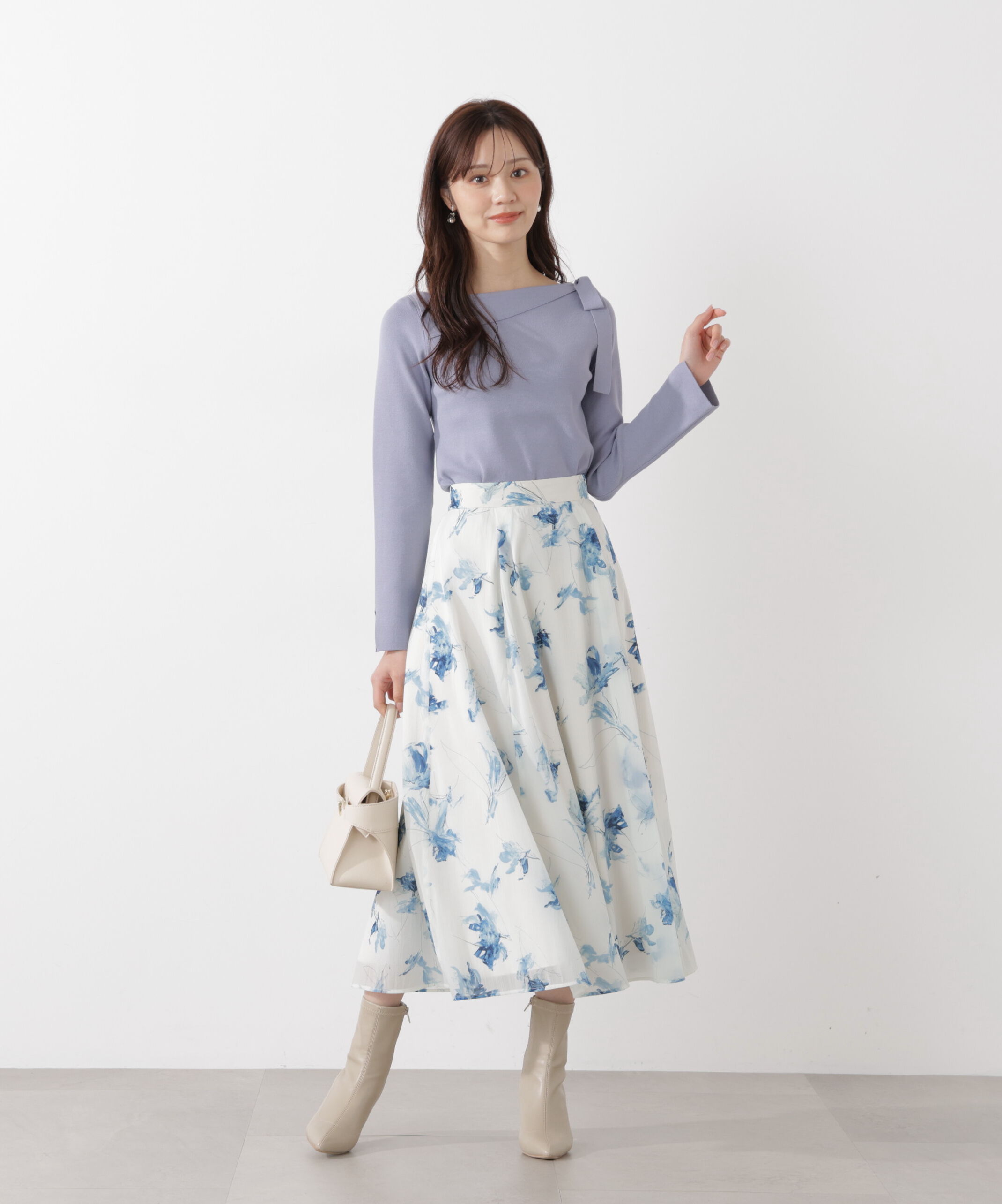 PROPORTION BODY DRESSING「フラワープリントスカート」|スカート|