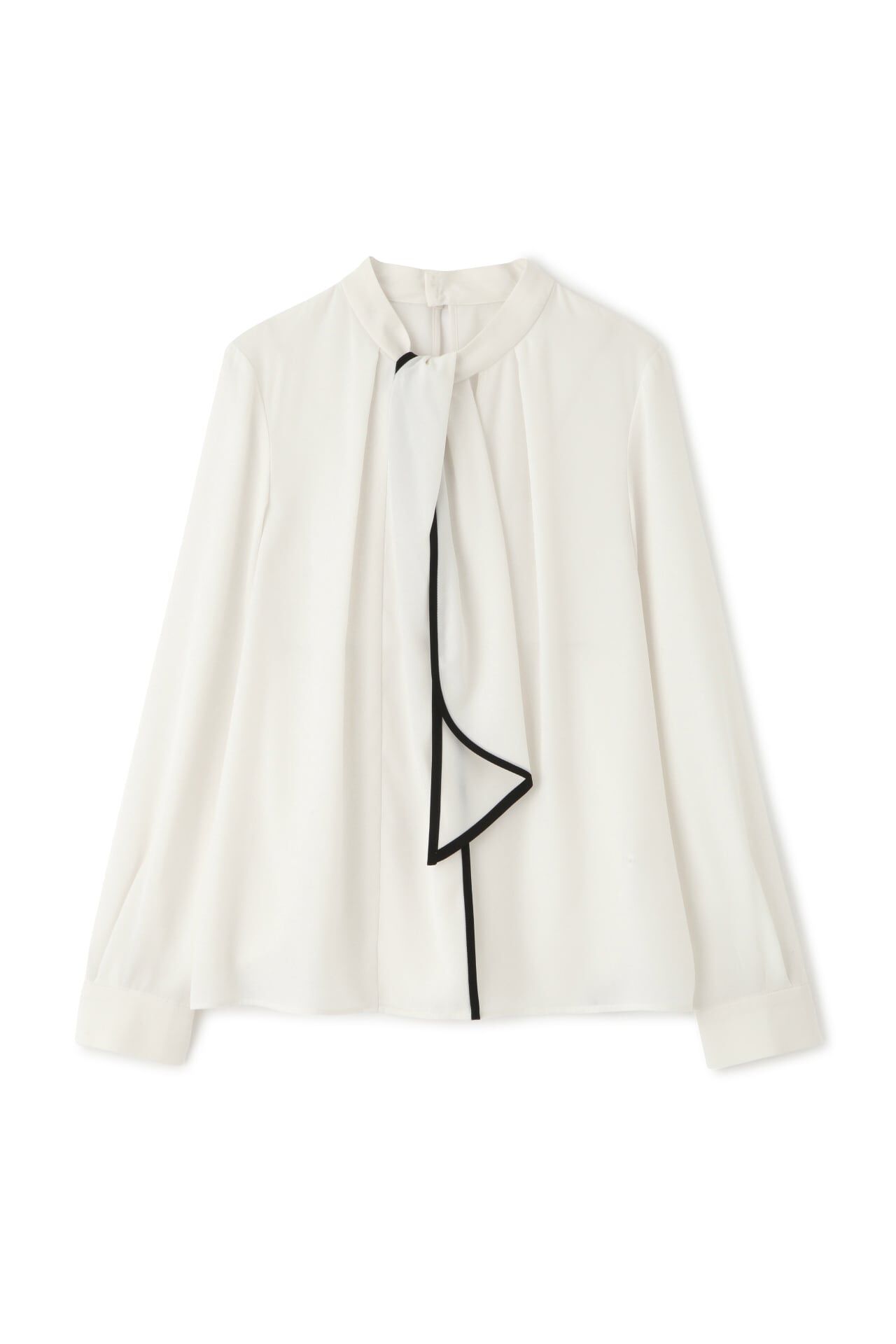  「◆バイカラーボウタイブラウス」|シャツ・ブラウス|