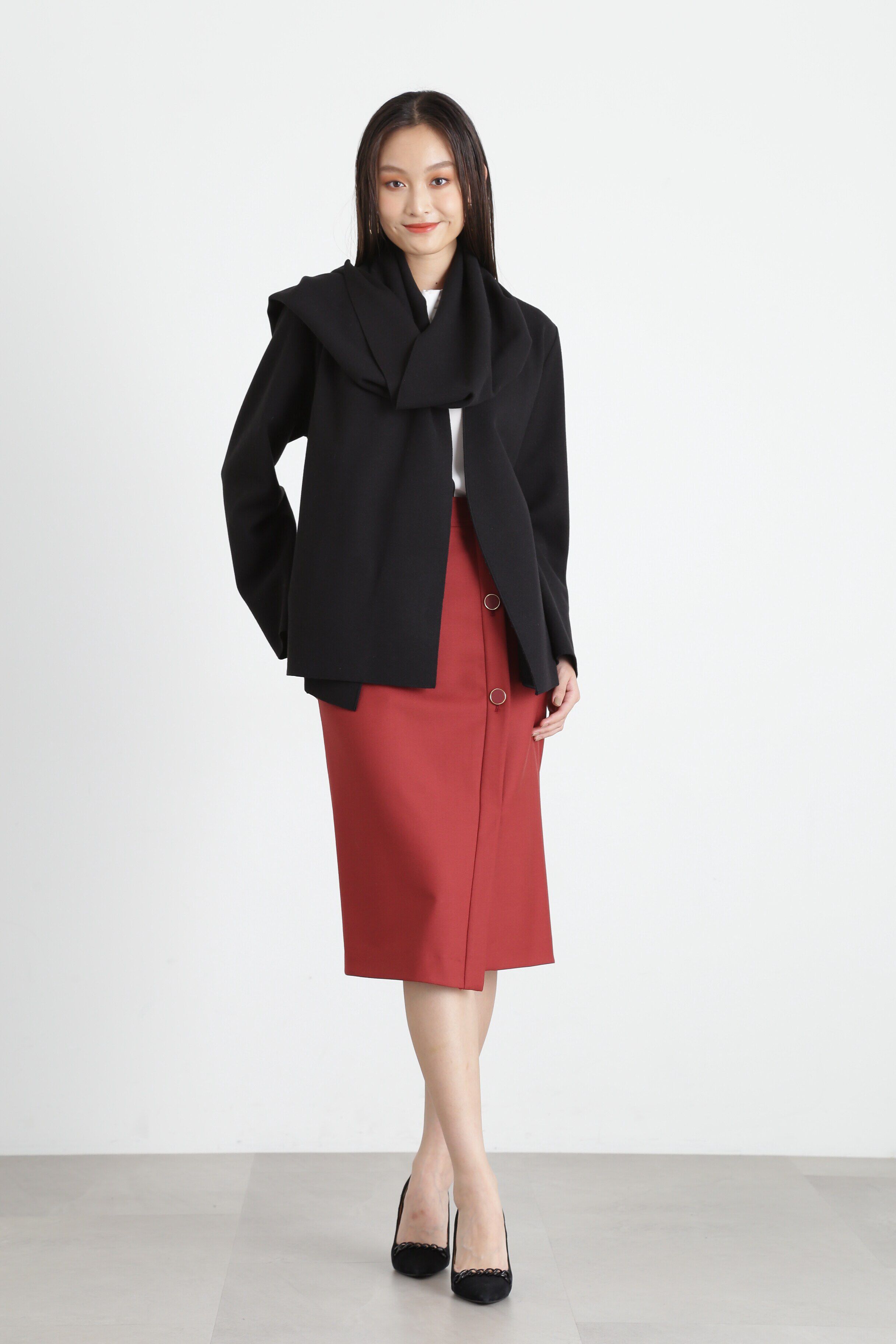  「◆バイカラーボウタイブラウス」|シャツ・ブラウス|